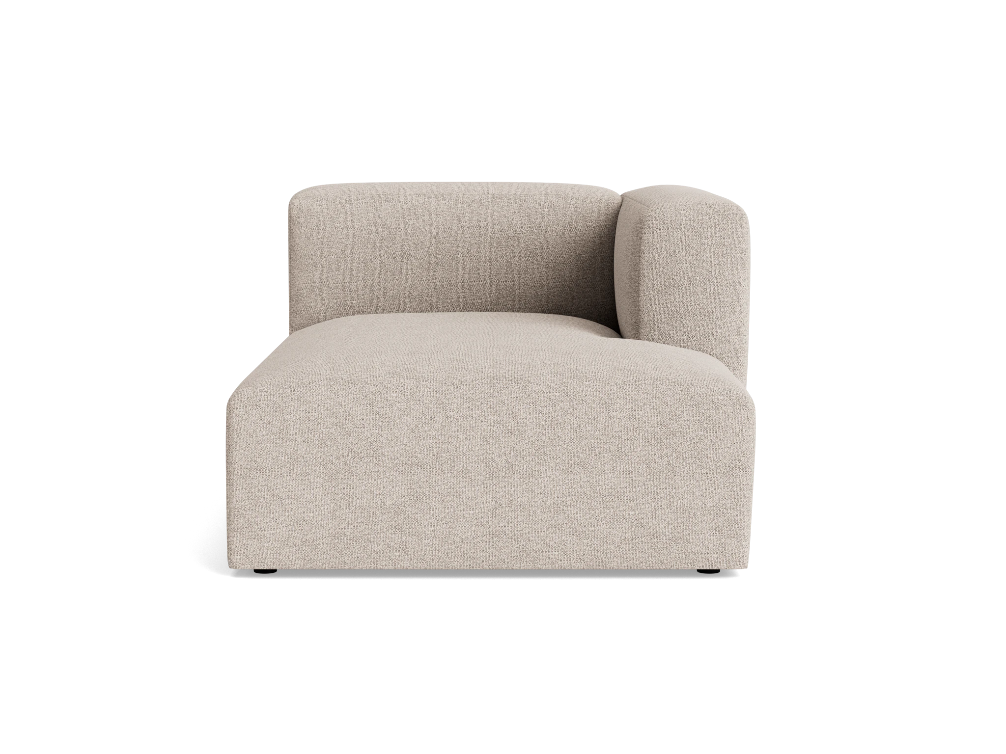 millie single arm chaise borough cotton