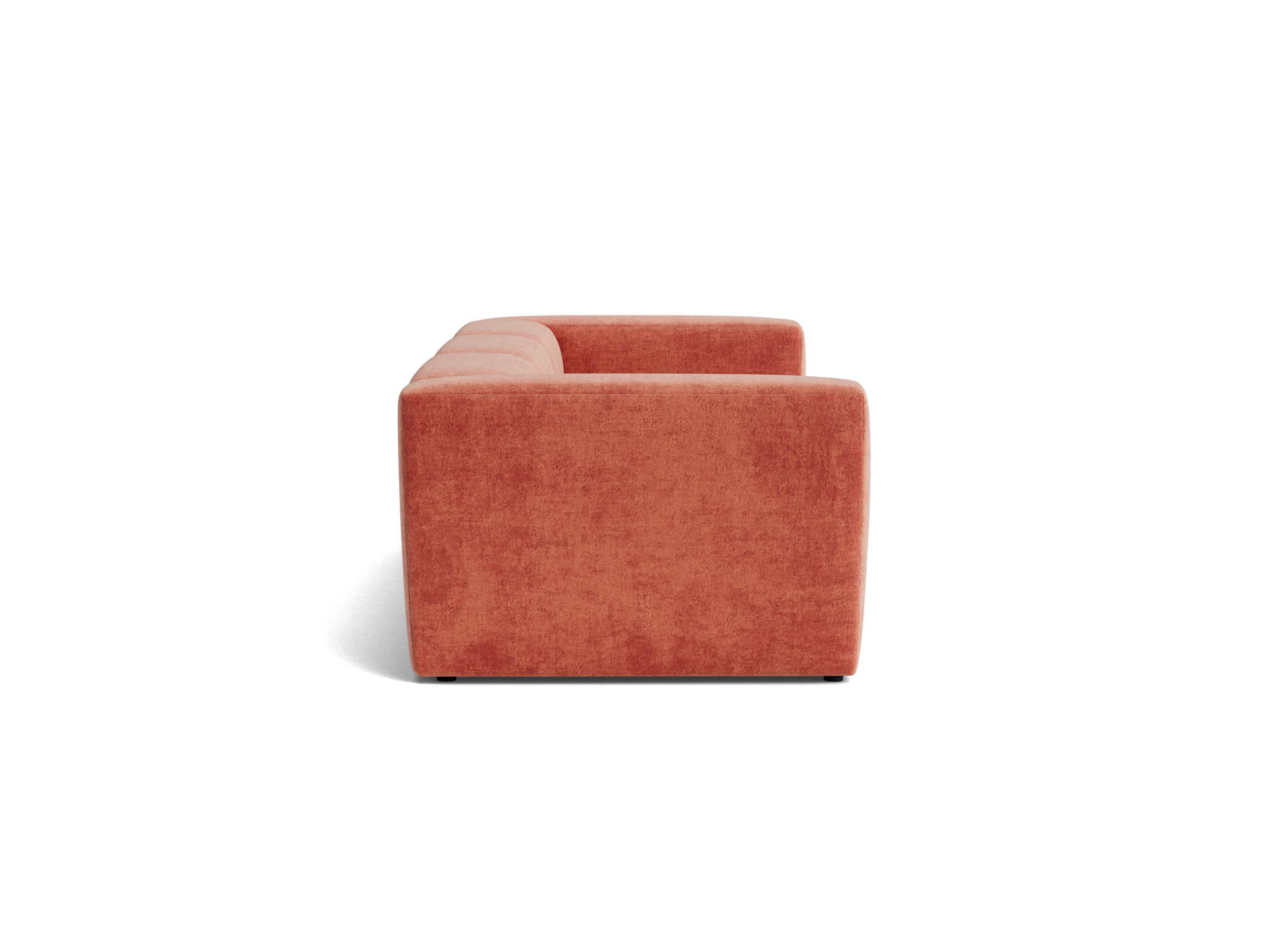 millie modular sofa plush terra rose