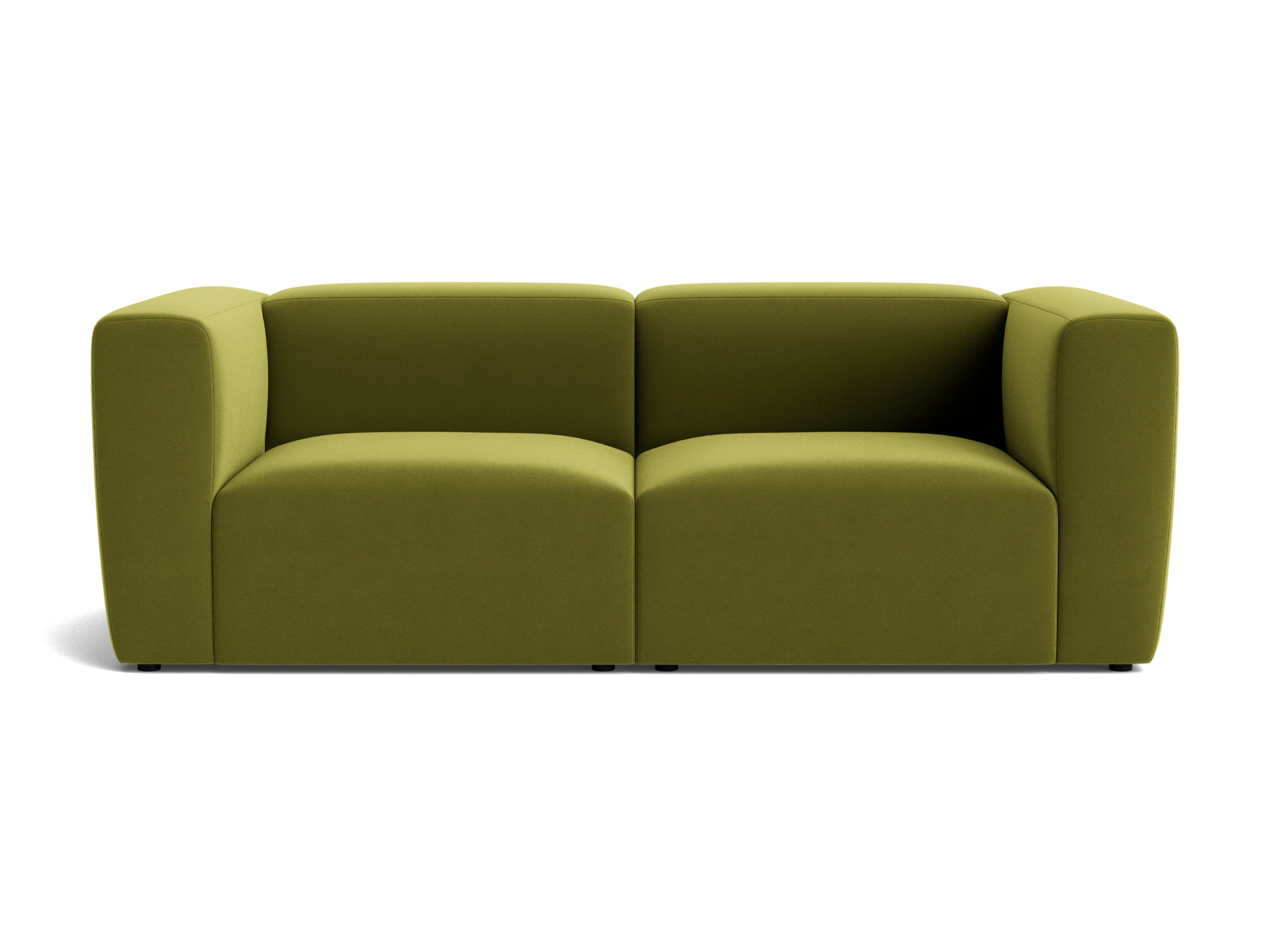 millie modular loveseat royale apple
