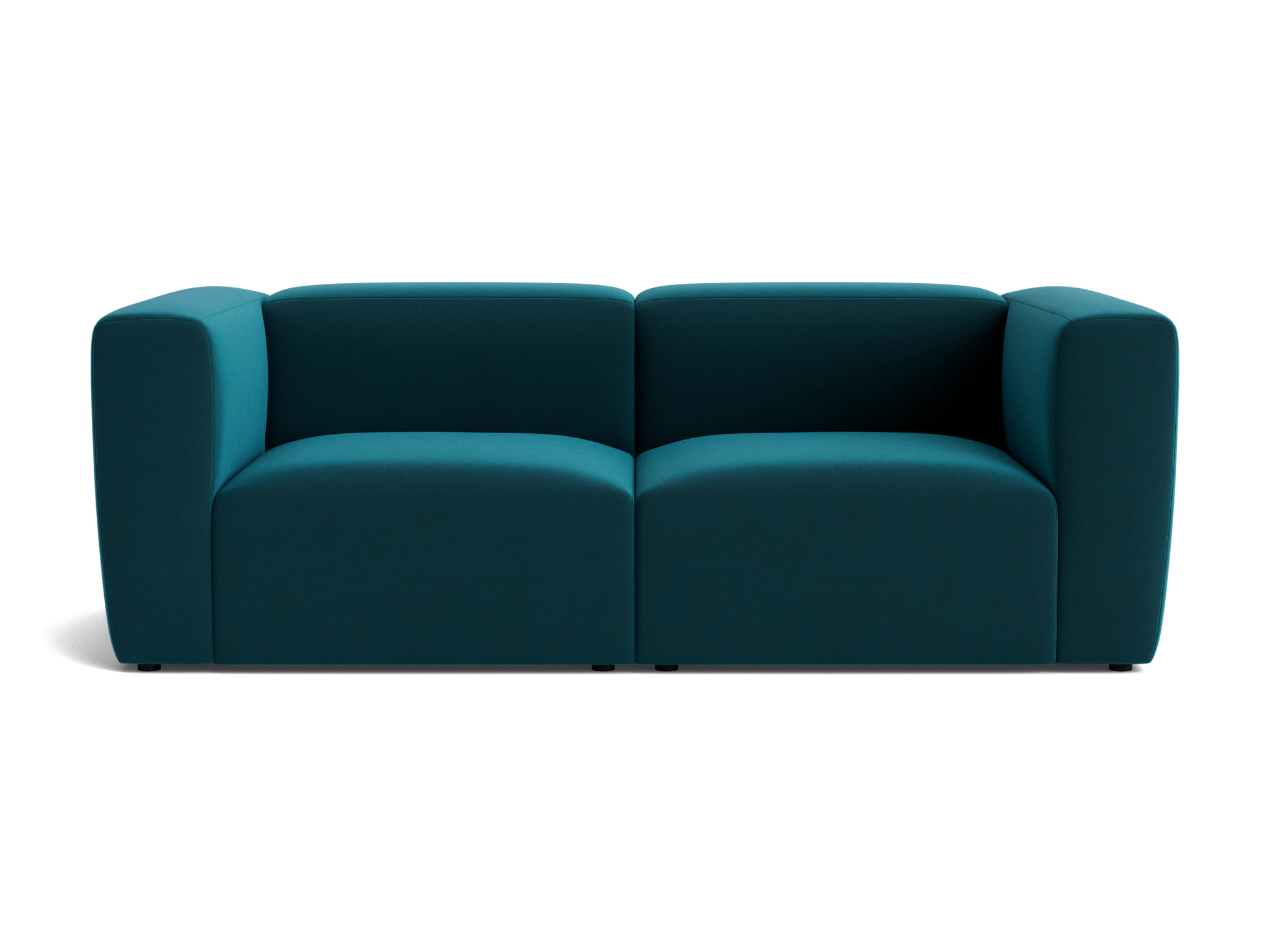 millie modular loveseat royale peacock