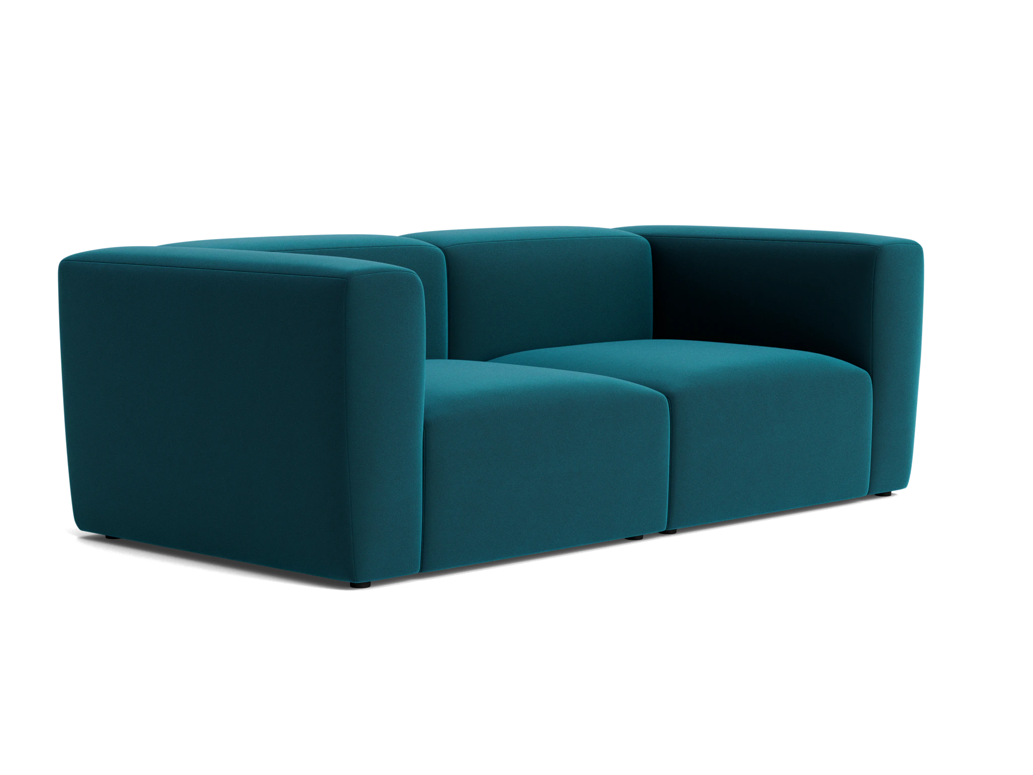 millie modular loveseat royale peacock
