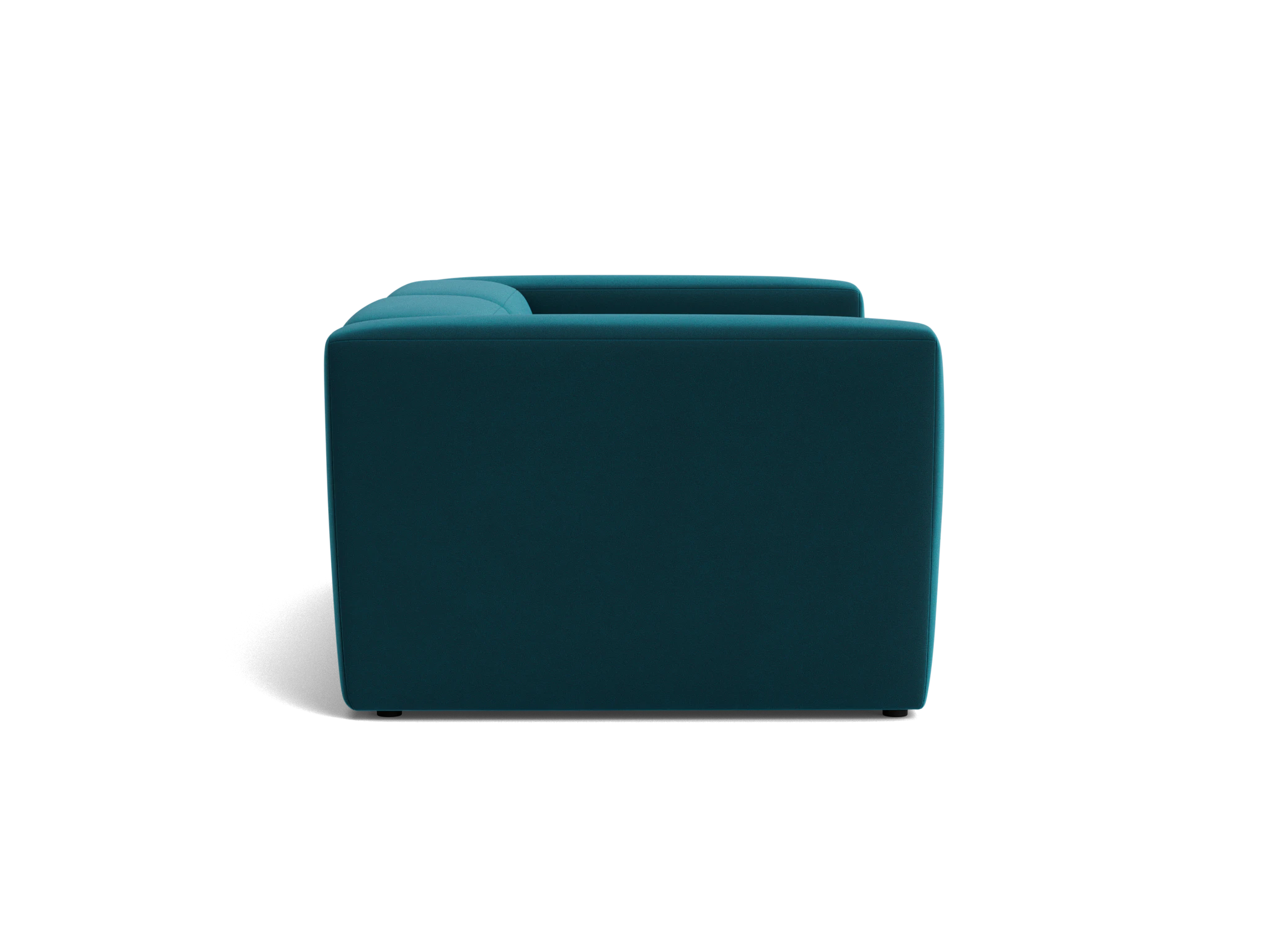 millie modular loveseat royale peacock