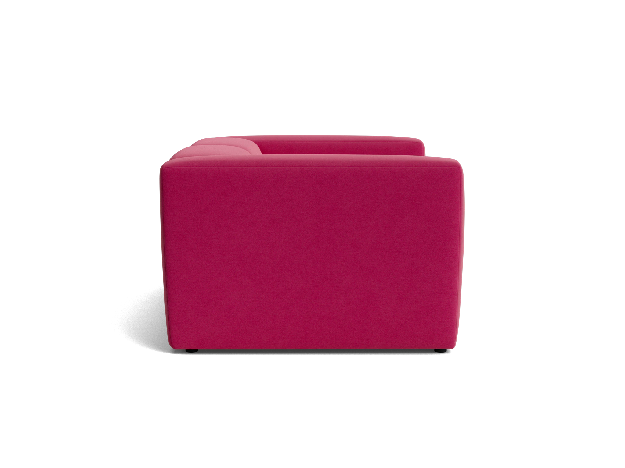 millie modular loveseat royale berry