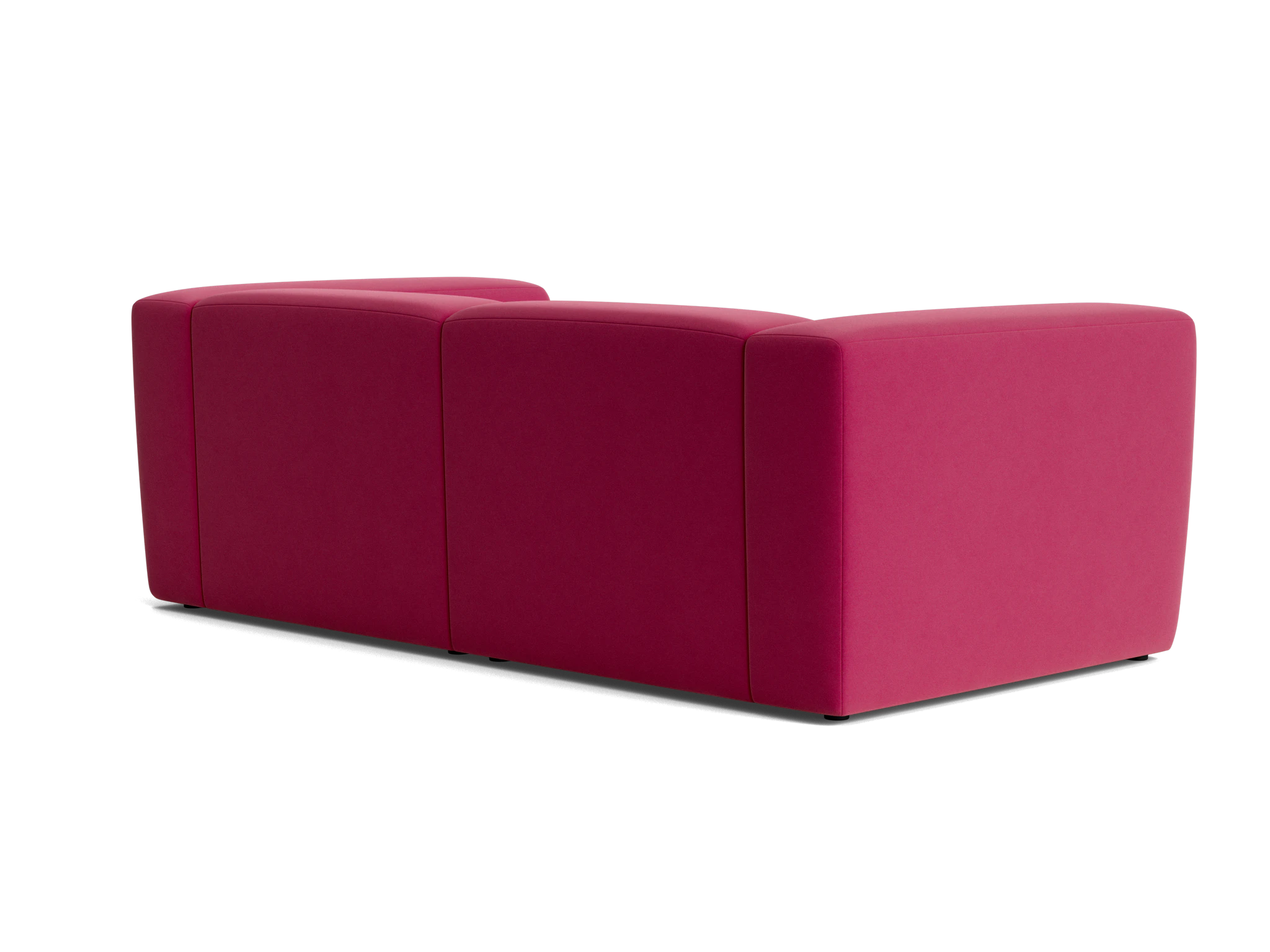 millie modular loveseat royale berry