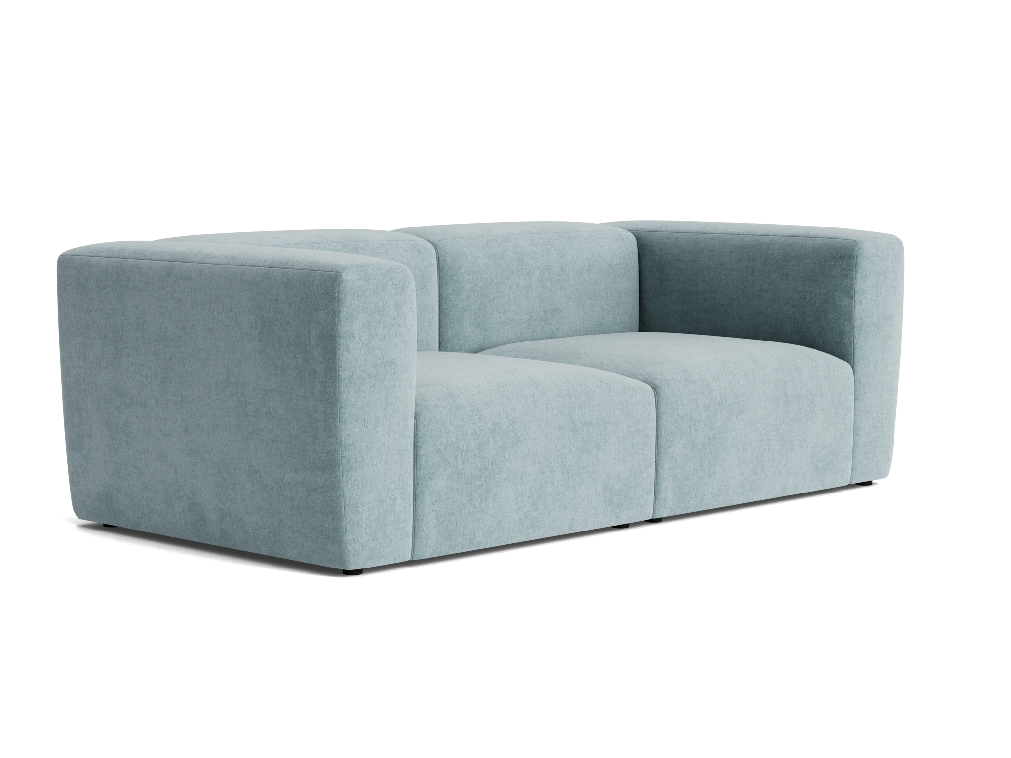 millie modular loveseat plush mist