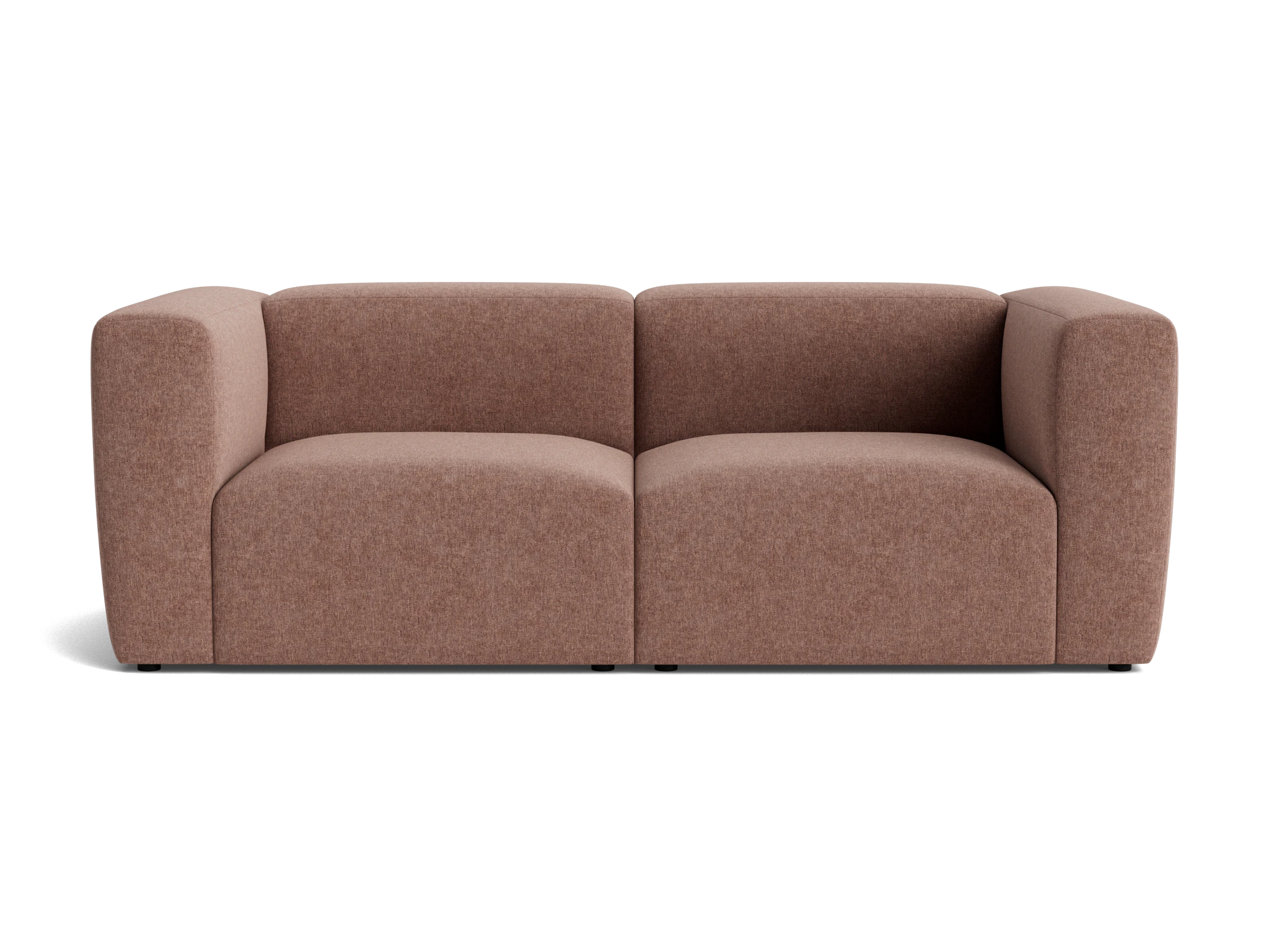 millie modular loveseat kenley mauve
