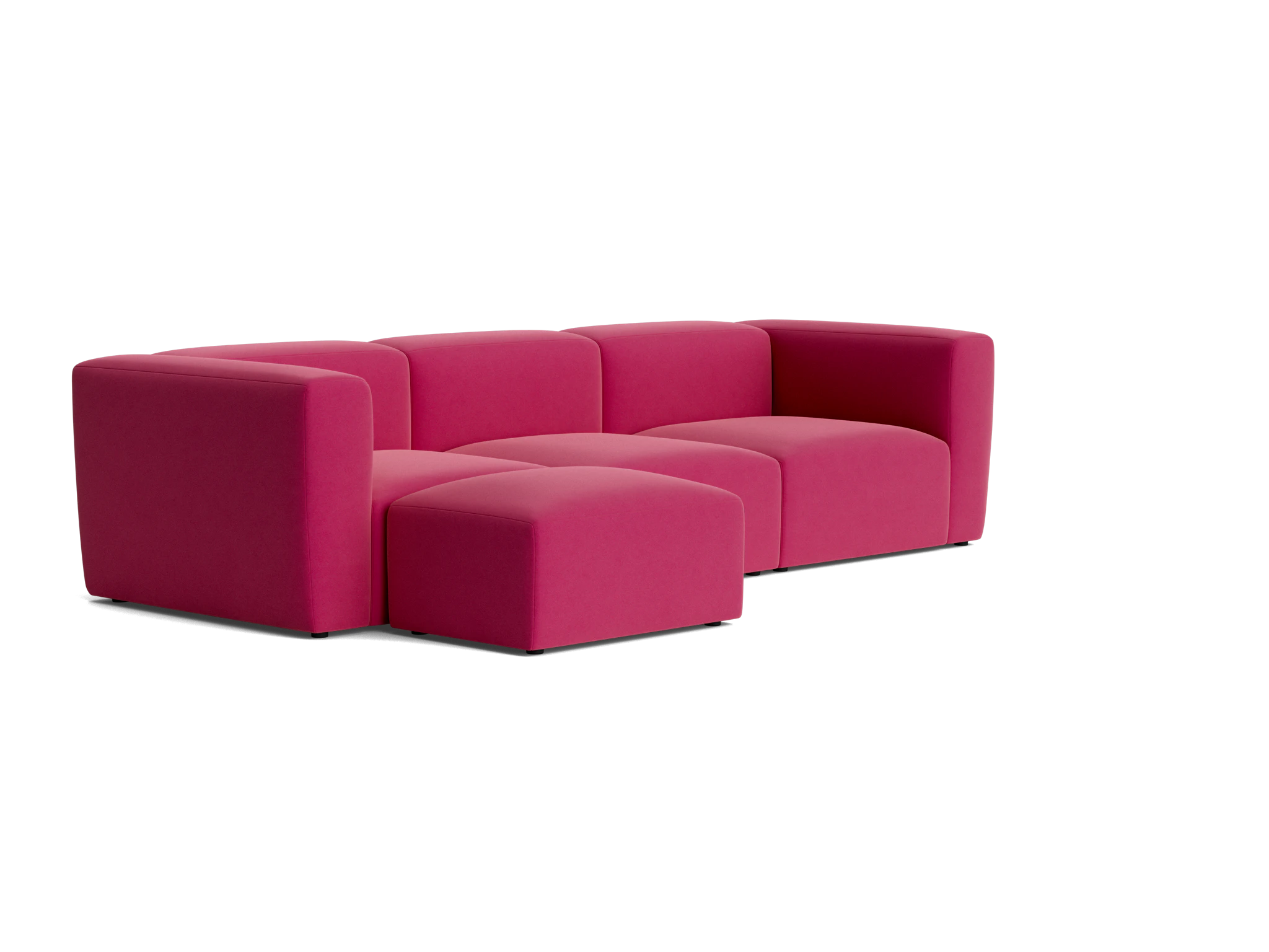 millie modular sectional royale berry