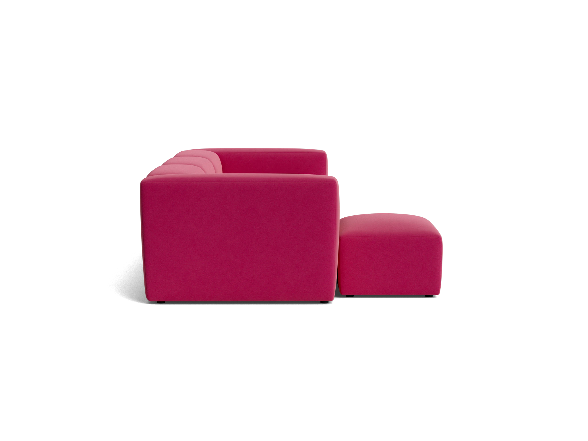 millie modular sectional royale berry