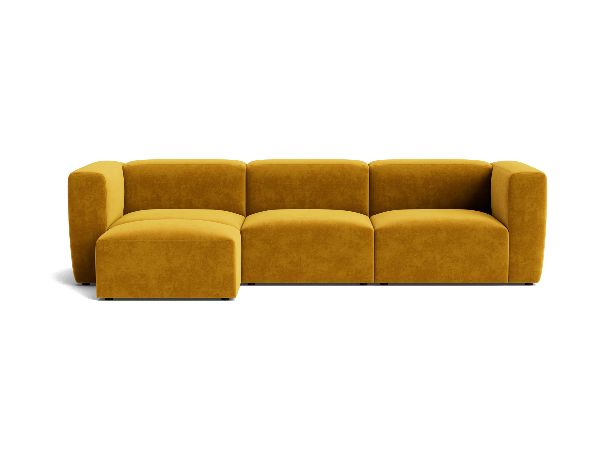millie modular sectional harper amber gold