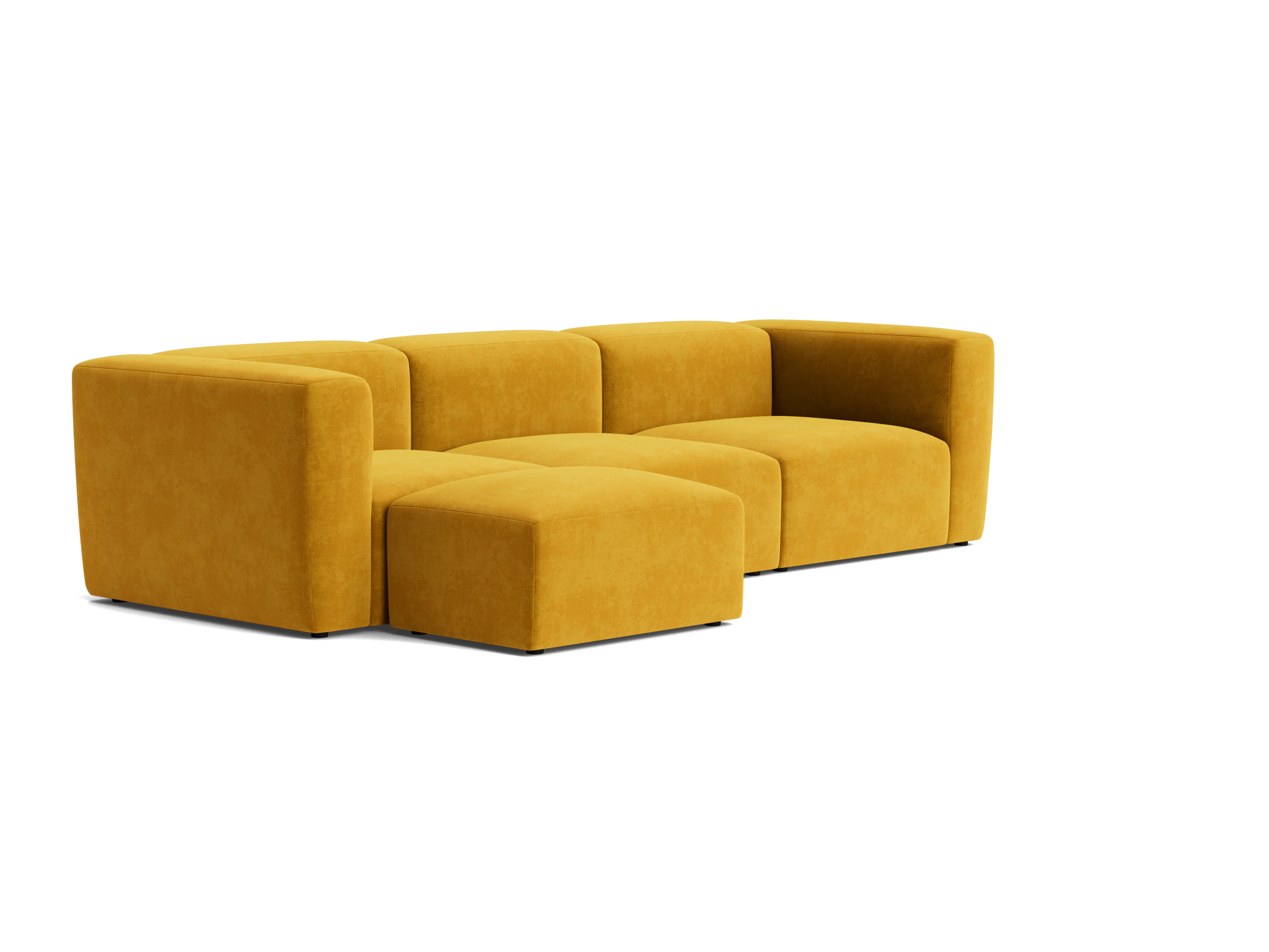 millie modular sectional harper amber gold
