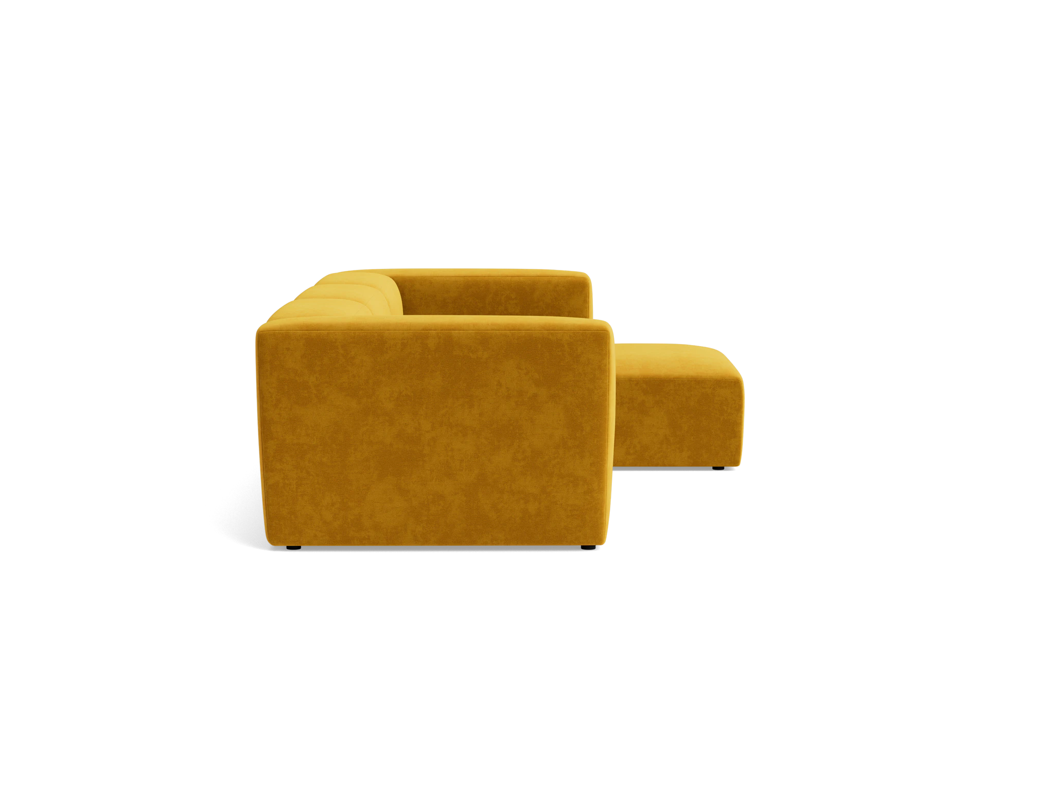 millie modular chaise sectional harper amber gold