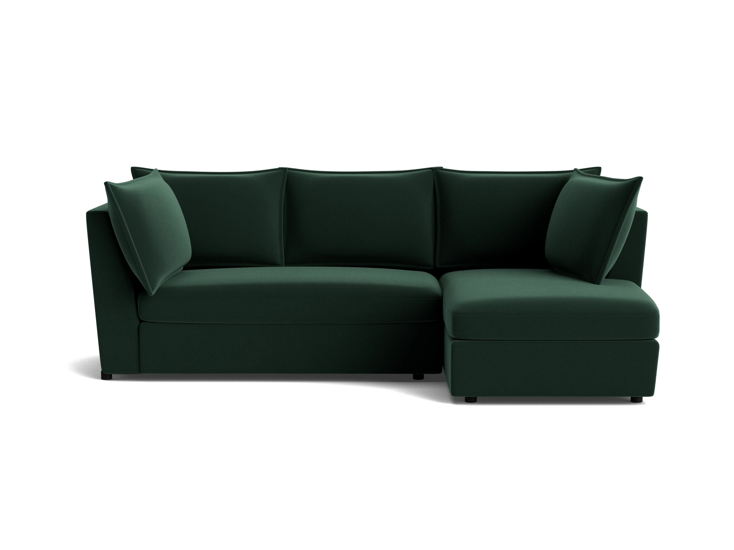 wilder apartment sectional royale evergreen