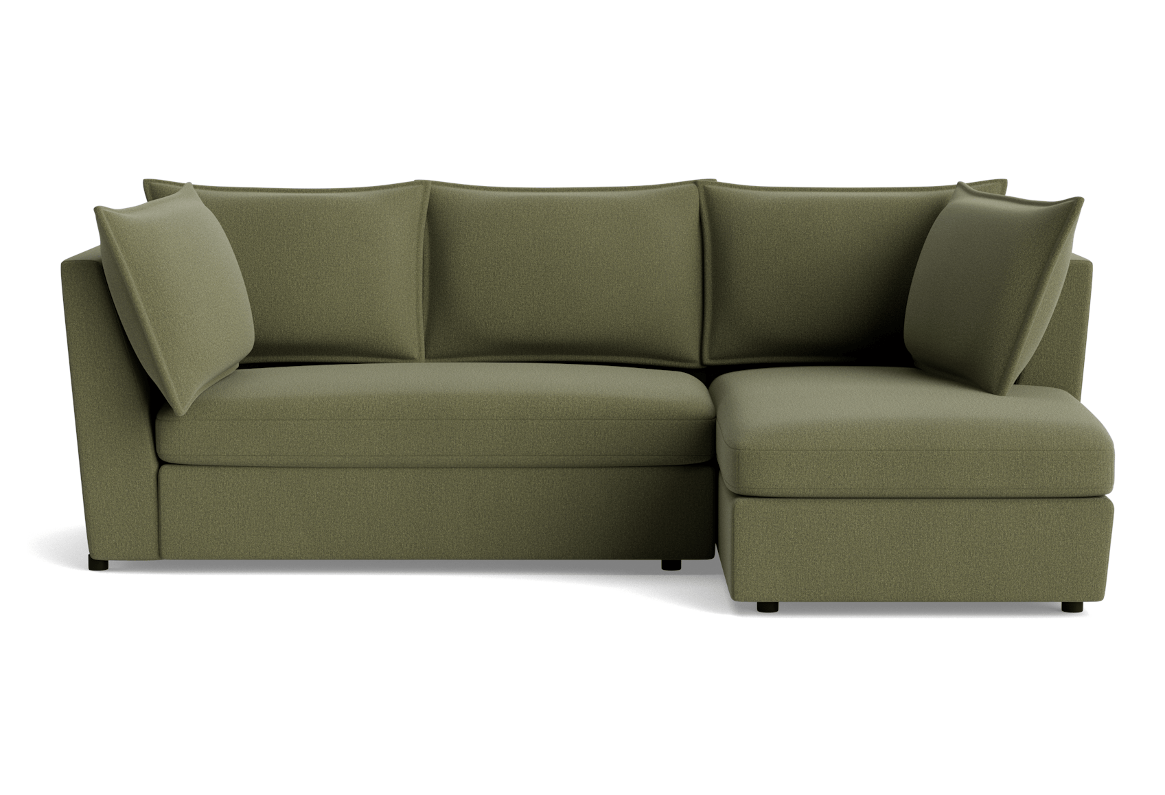wilder apartment sectional faithful olive