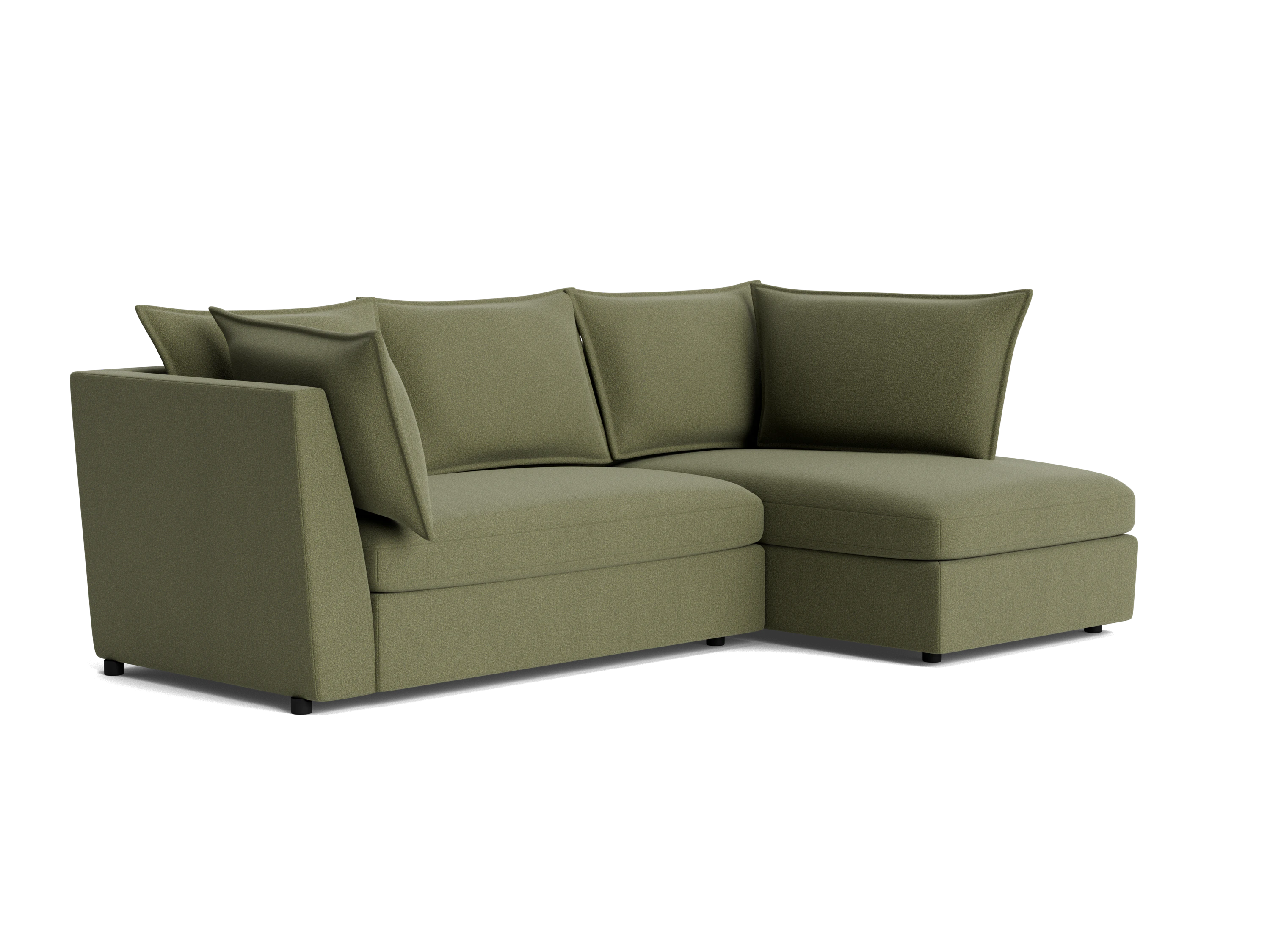 wilder apartment sectional faithful olive