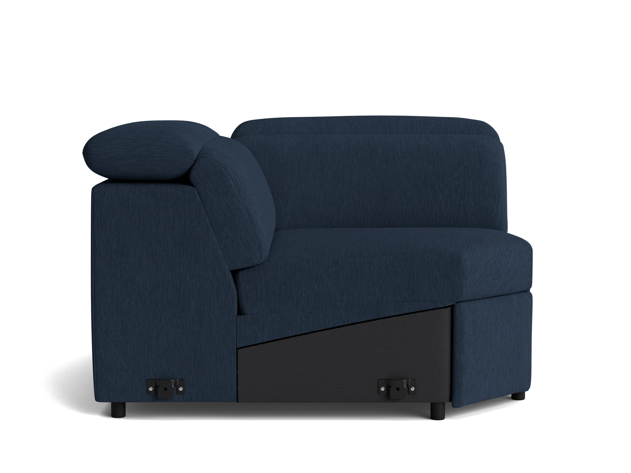 fitz corner wedge chair bentley indigo