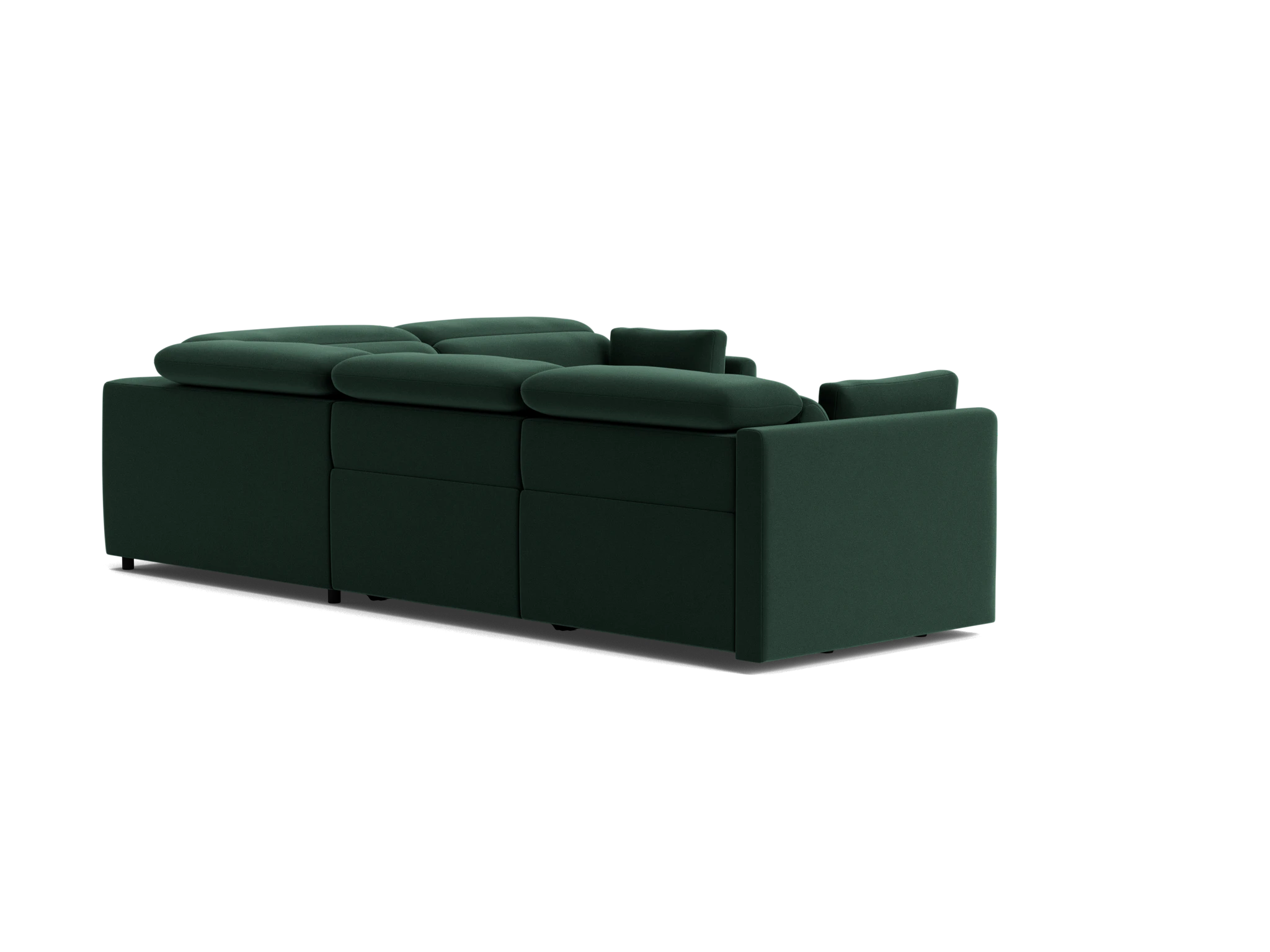 fitz modular reclining sectional royale evergreen