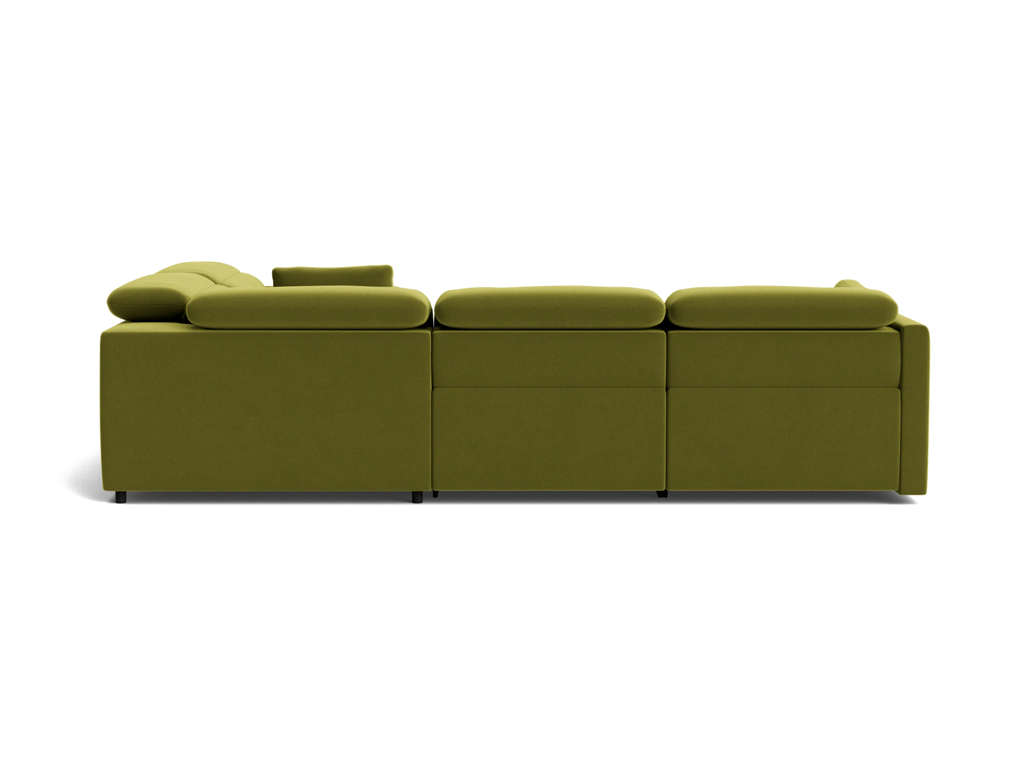 fitz modular reclining sectional royale apple