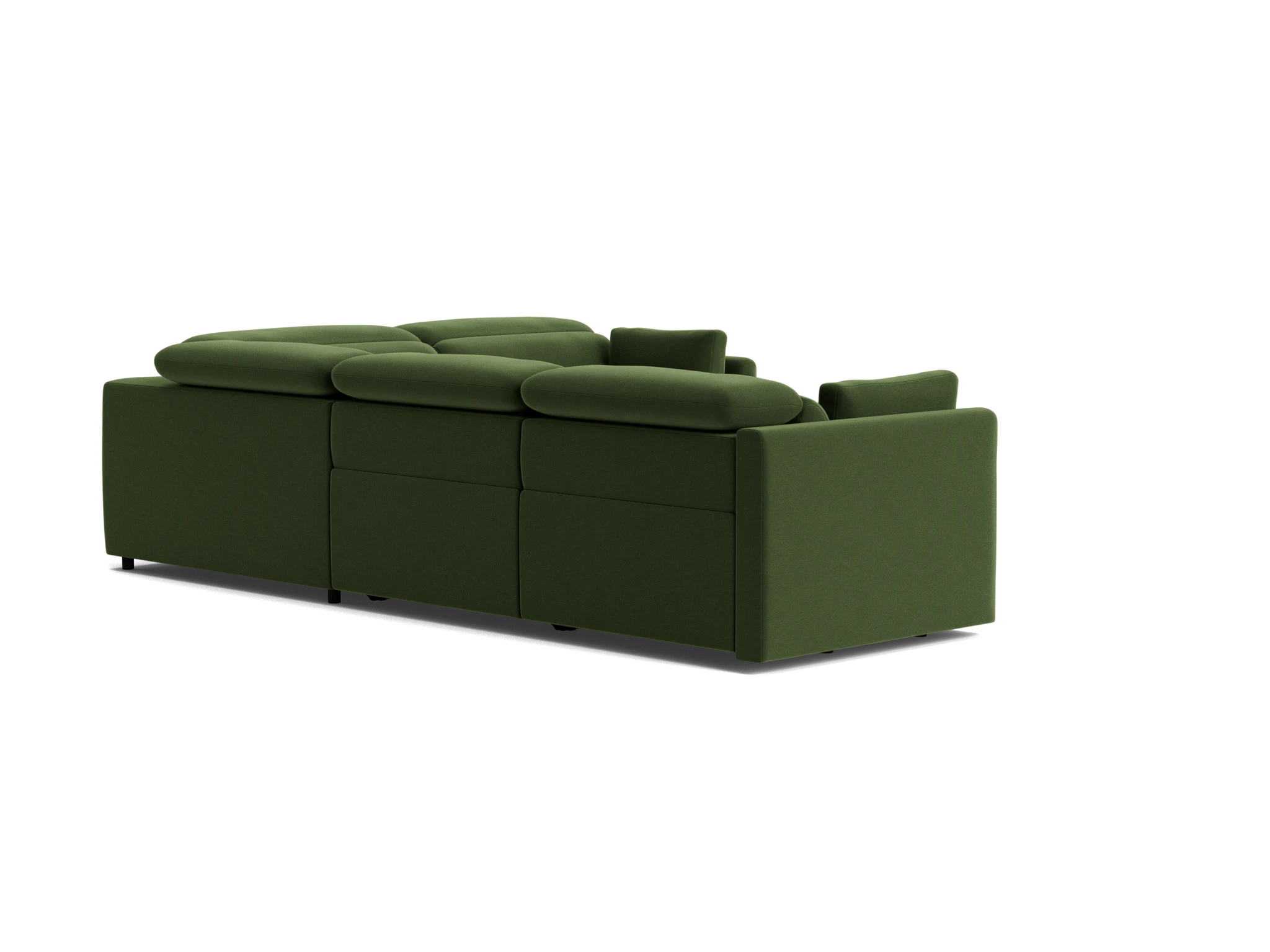 fitz modular reclining sectional royale forest