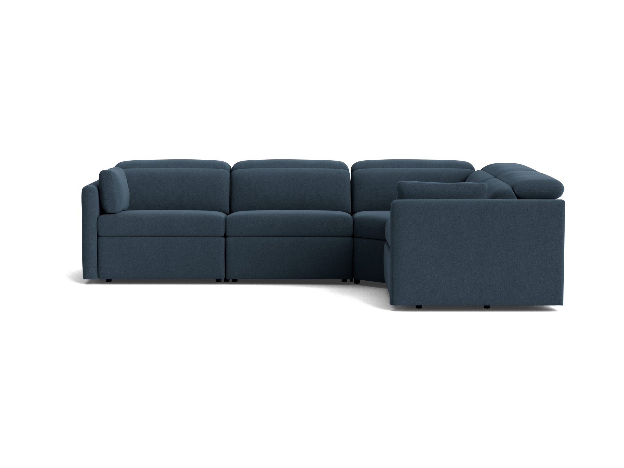 fitz modular reclining sectional faithful indigo