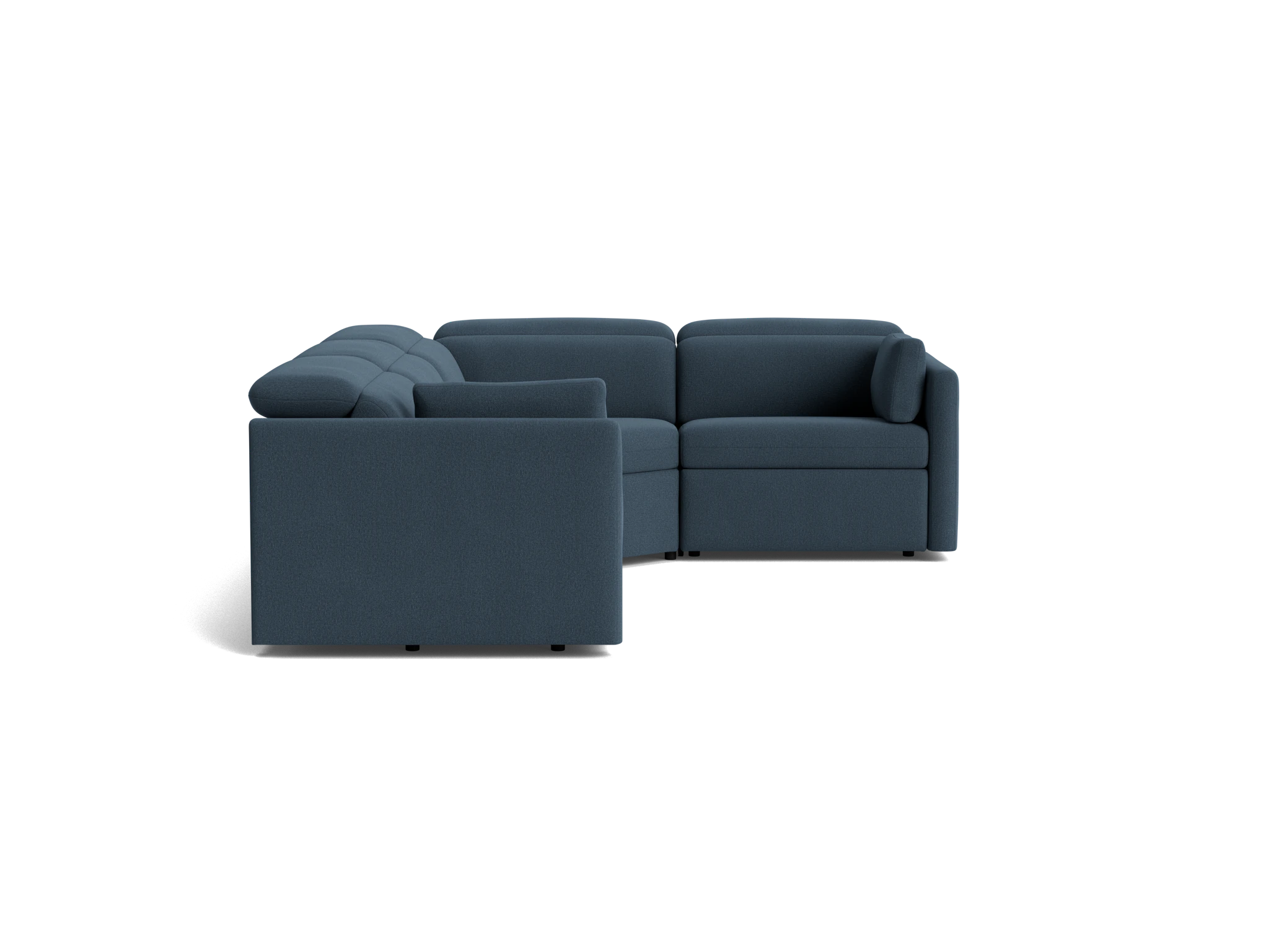 fitz modular reclining sectional faithful indigo