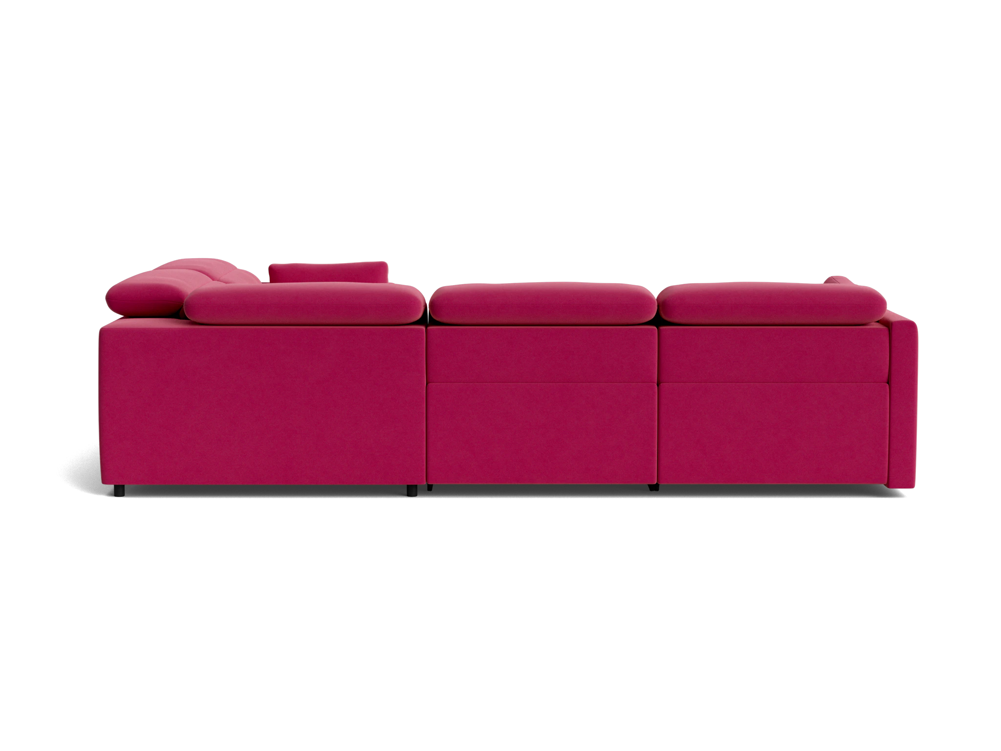 fitz modular reclining sectional royale berry