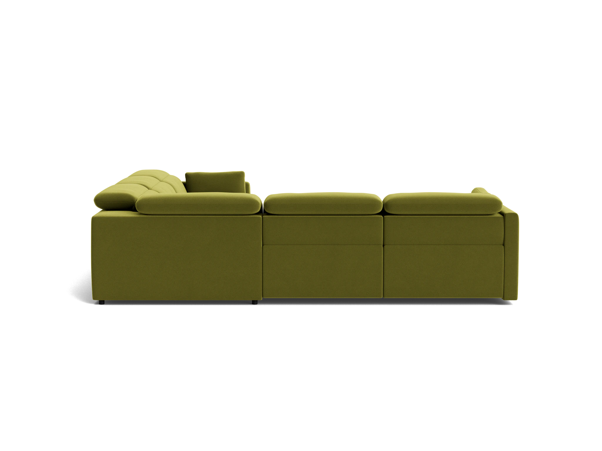 fitz modular reclining corner sectional royale apple