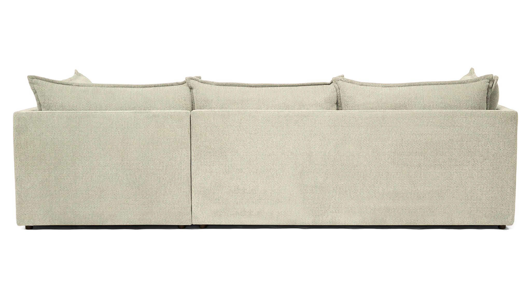 wilder sectional with bumper nico oyster