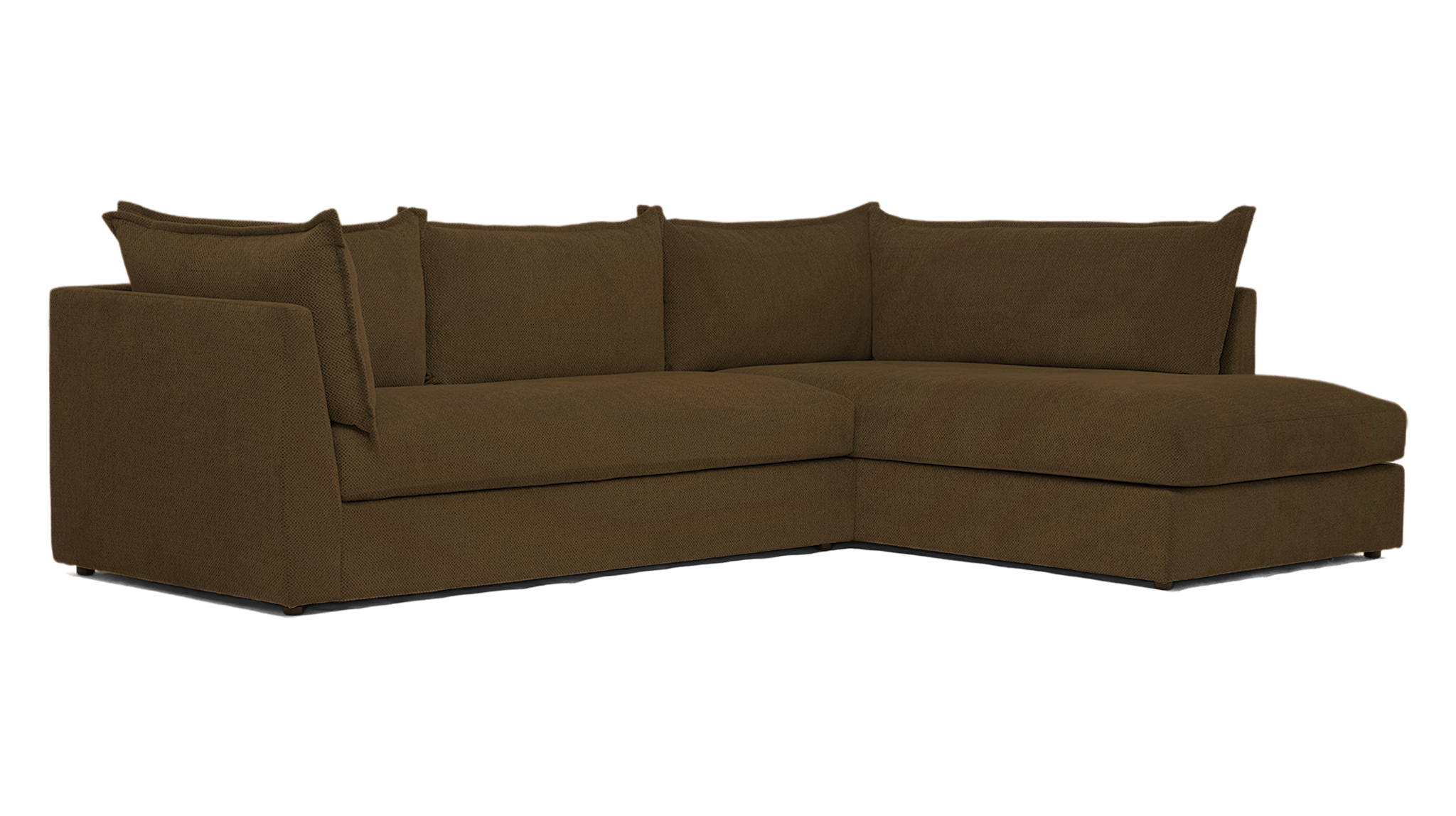 wilder sectional with bumper kenley spruce