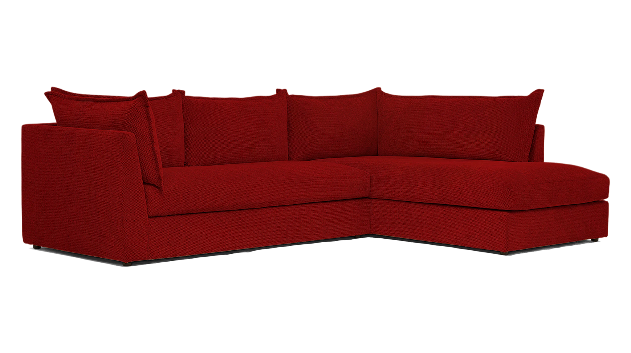 wilder sectional with bumper crave berry hibiscus