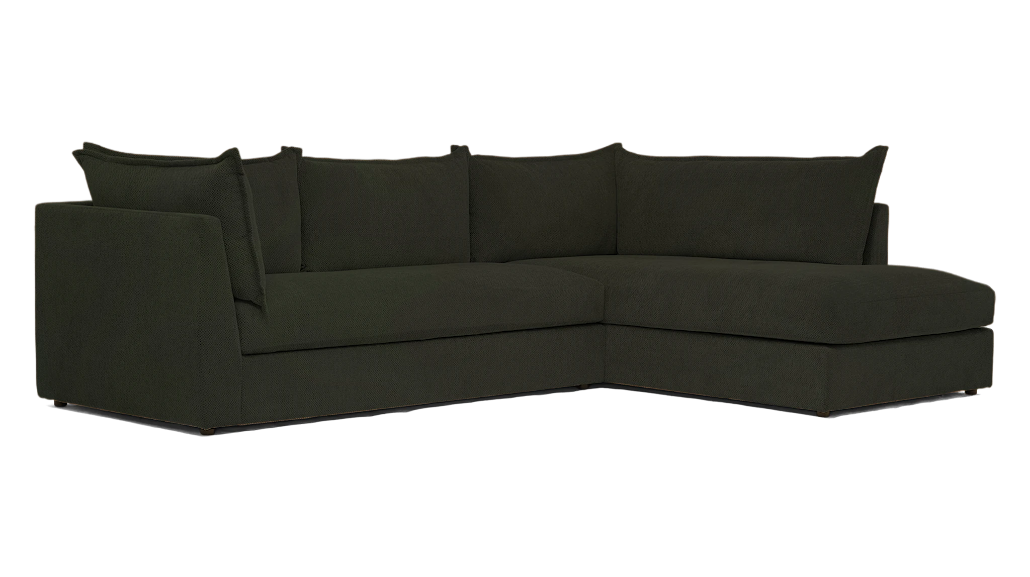 wilder sectional with bumper bubbly cucumber