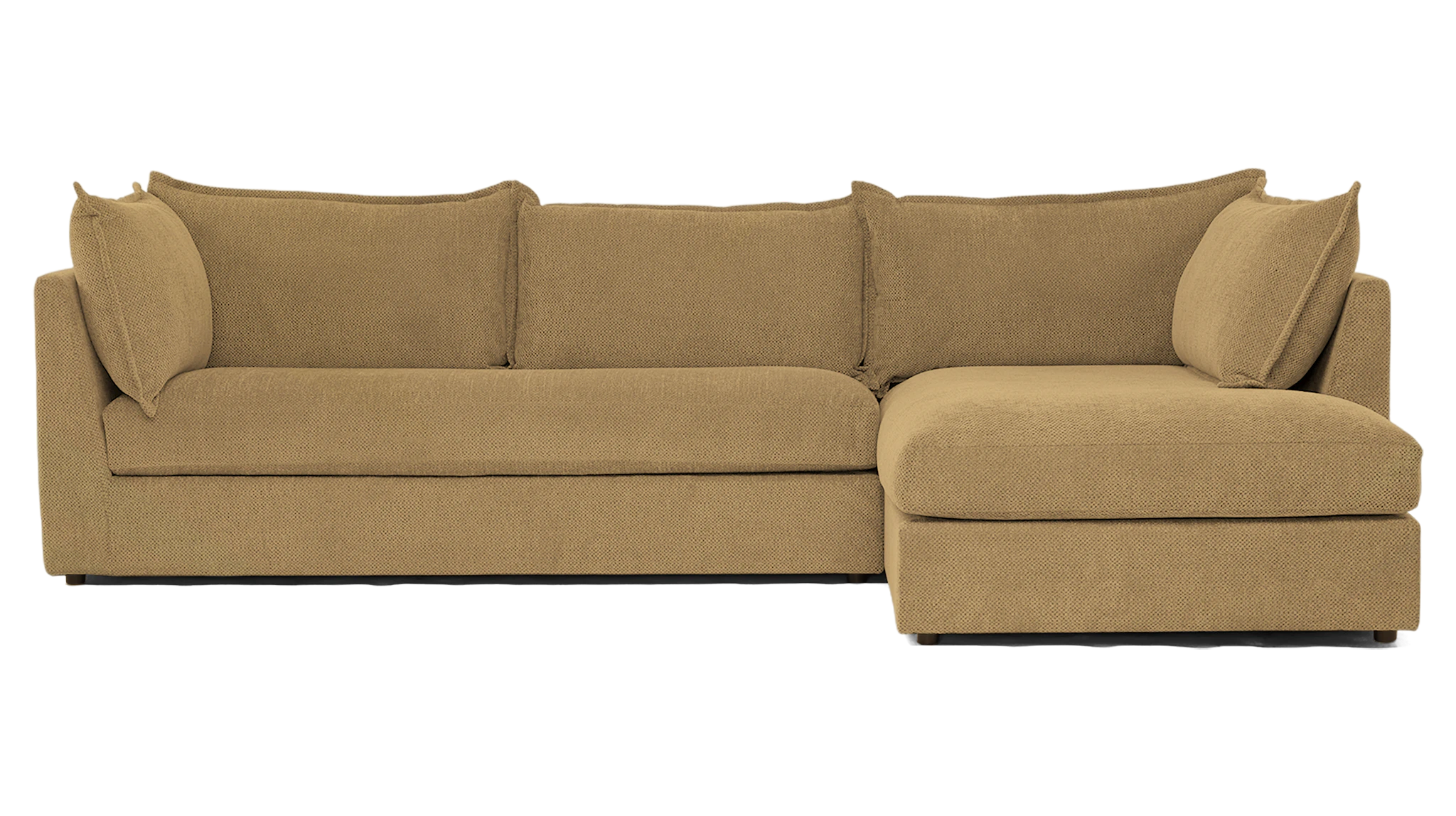 wilder sectional with bumper banks oatmeal