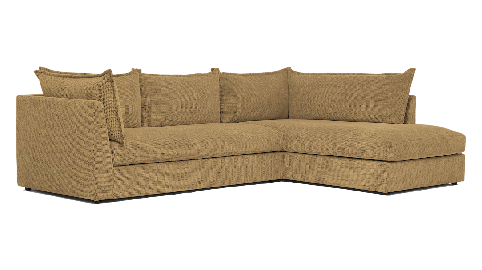 wilder sectional with bumper banks oatmeal