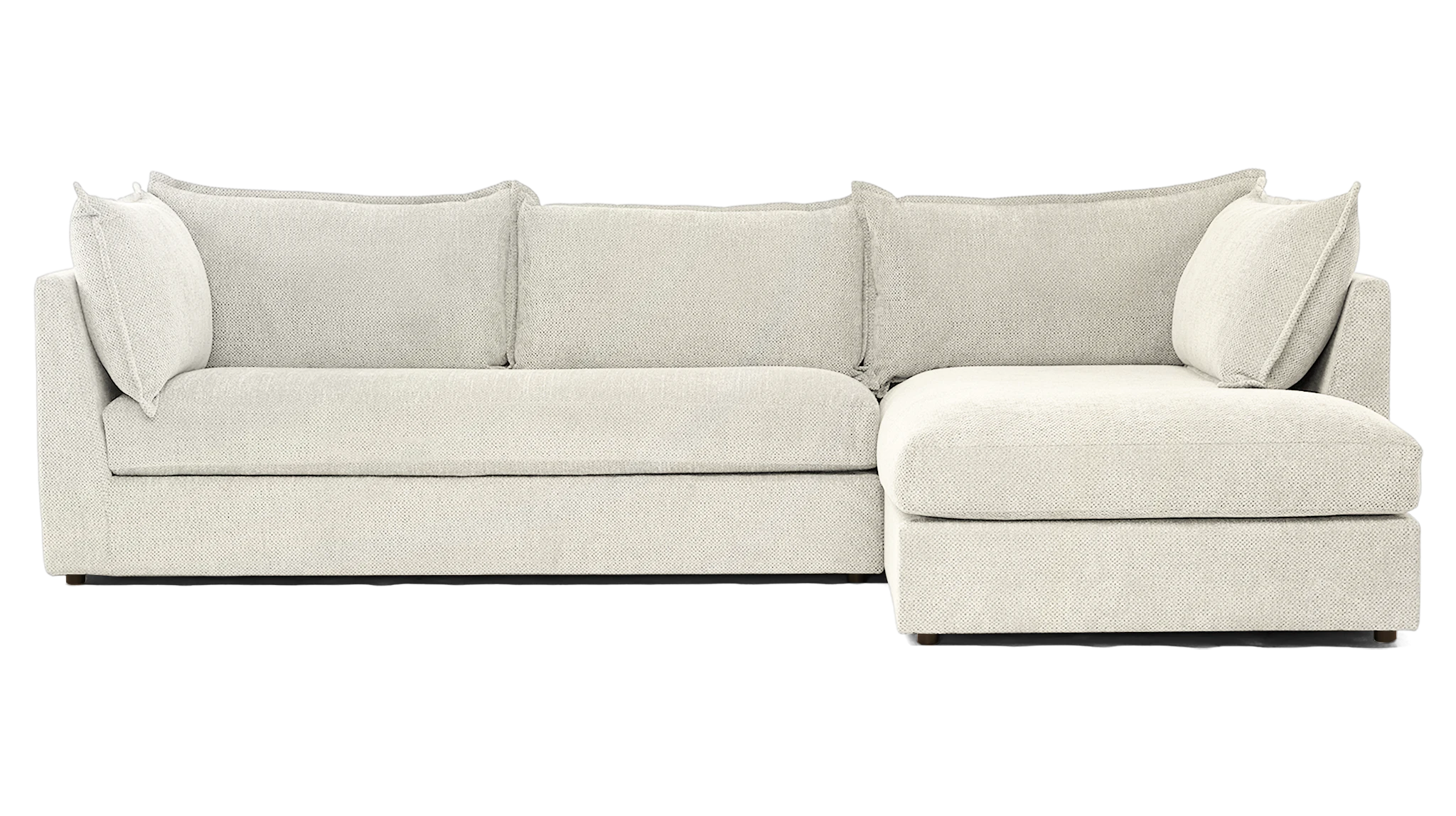 wilder sectional with bumper borough cotton