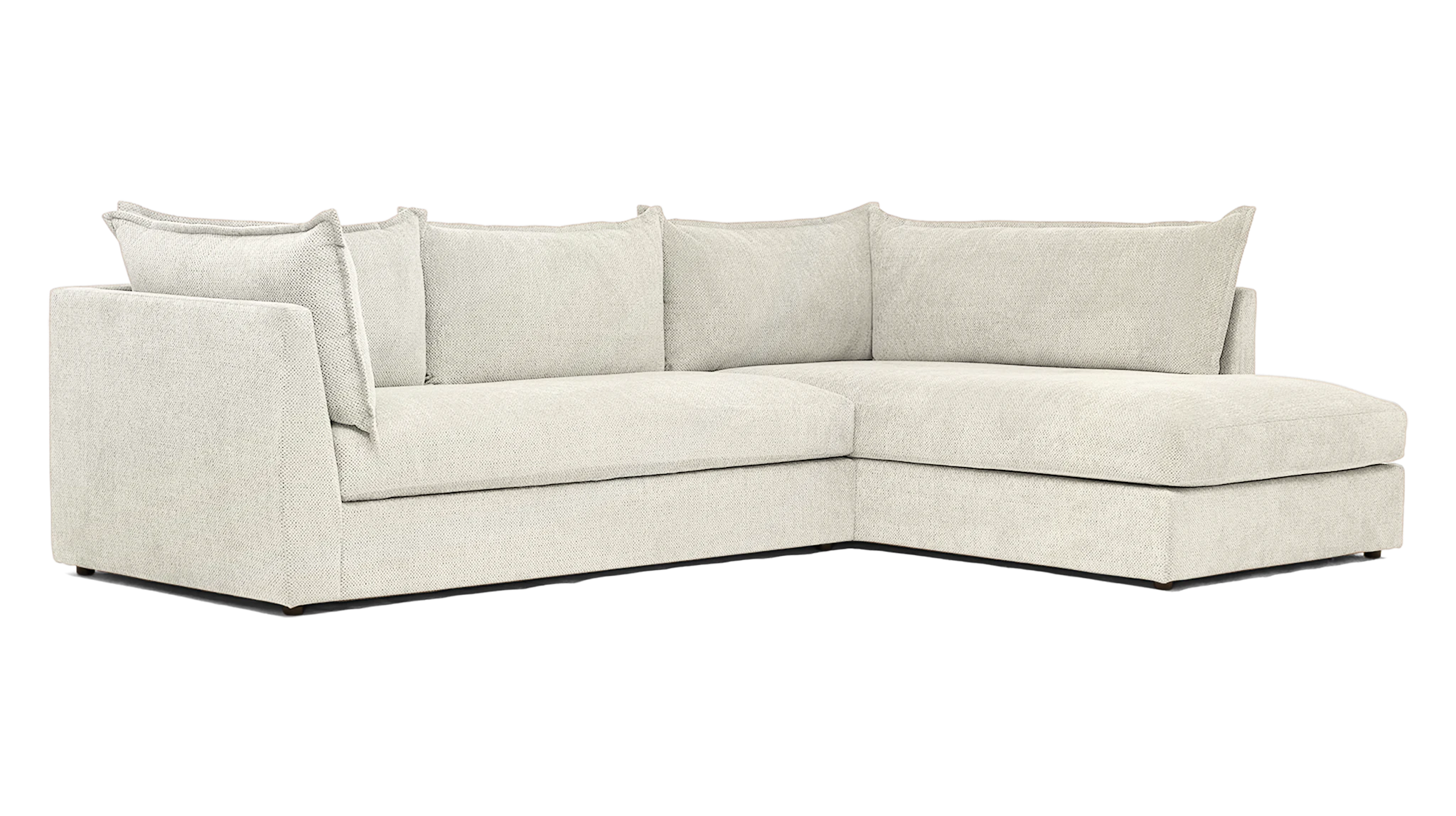 wilder sectional with bumper borough cotton