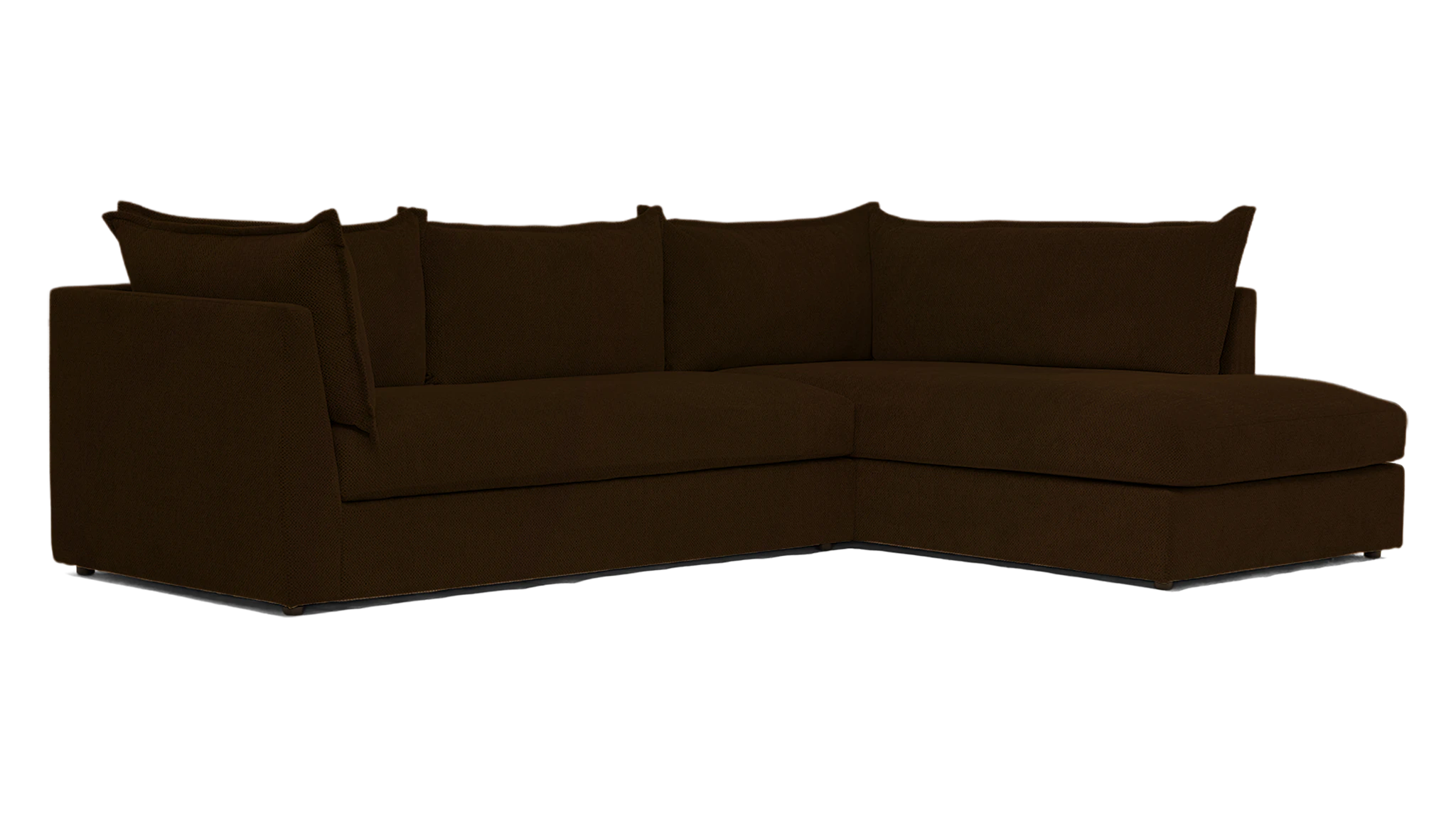 wilder sectional with bumper resource truffle