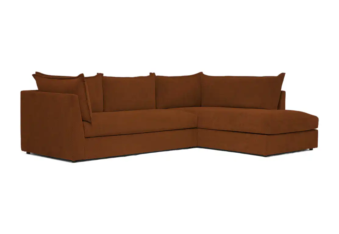 wilder sectional with bumper telly sienna