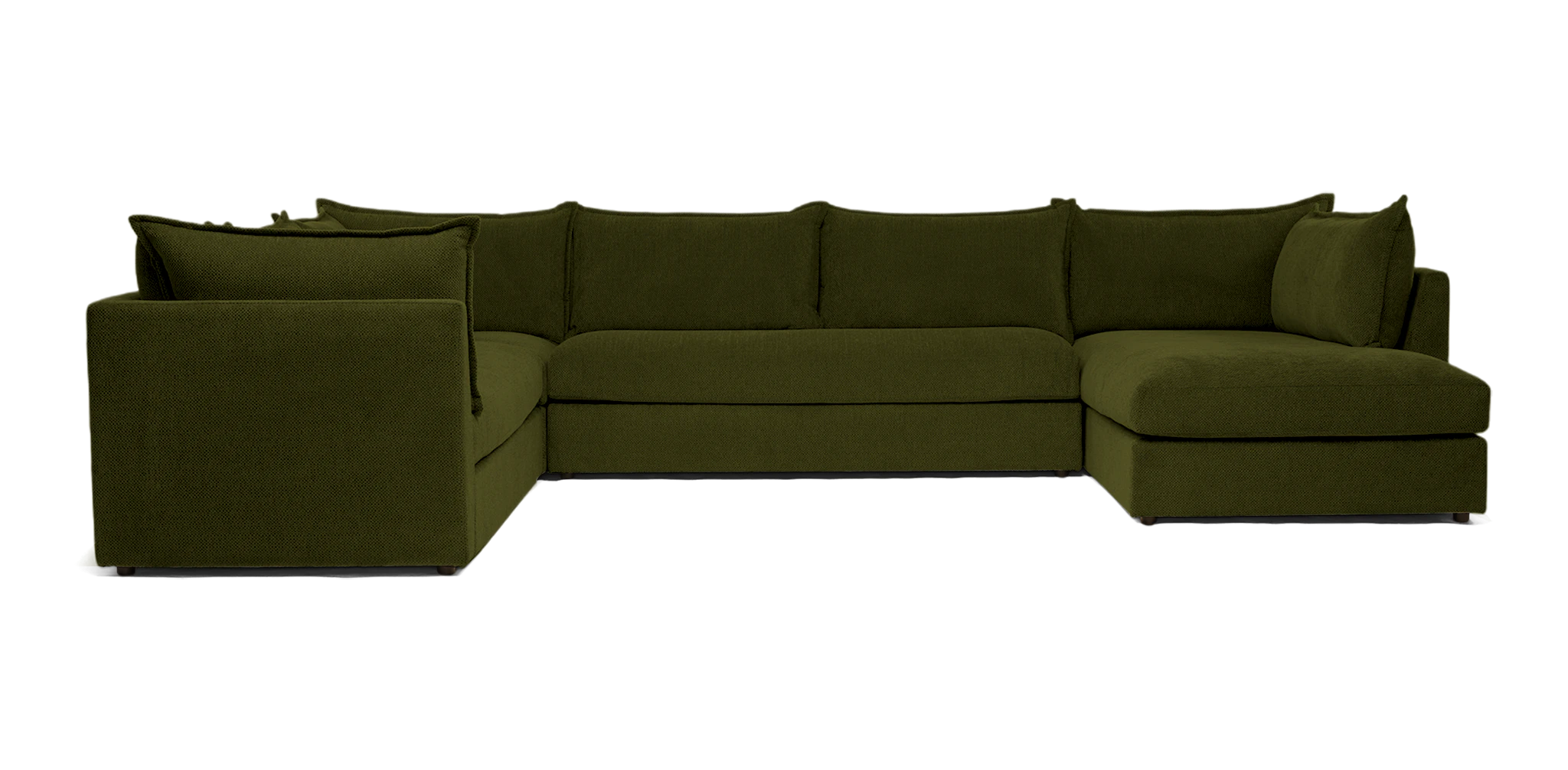 wilder sofa bumper sectional faithful olive