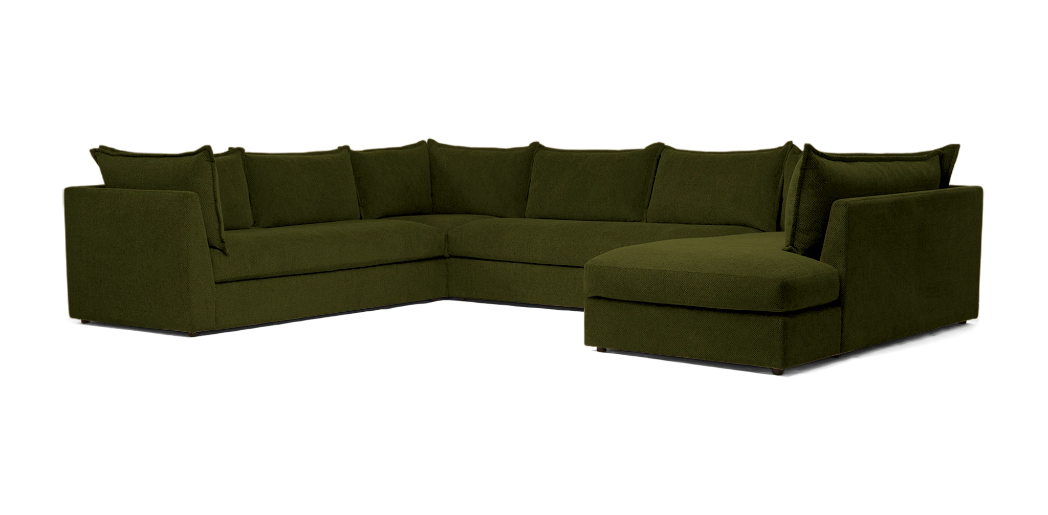 wilder sofa bumper sectional faithful olive