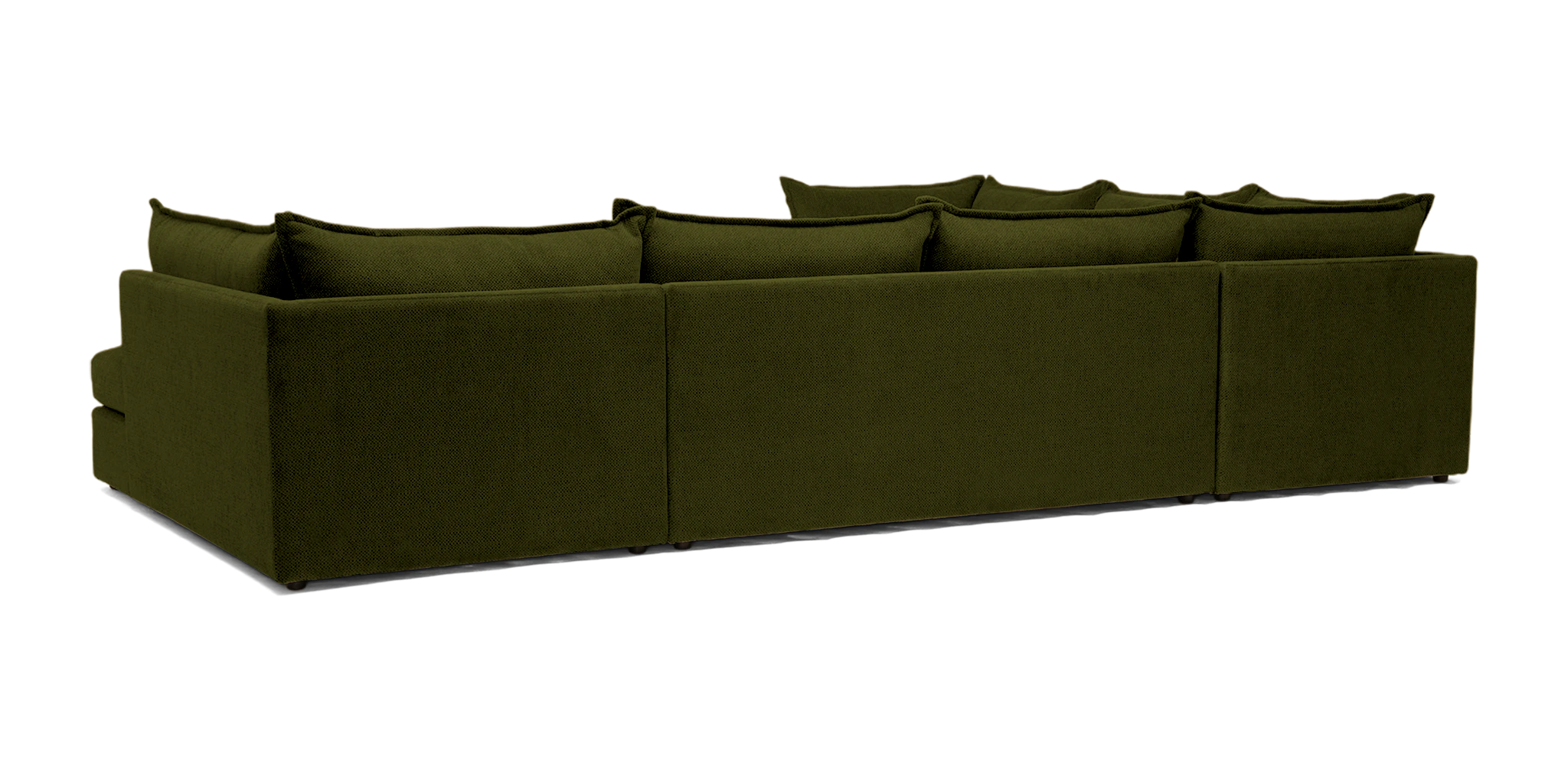 wilder sofa bumper sectional faithful olive