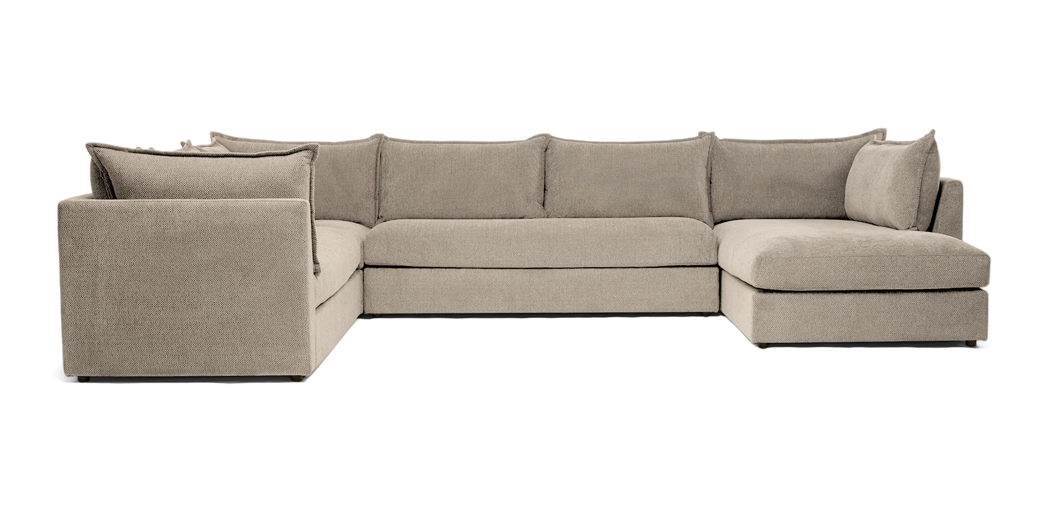 wilder sofa bumper sectional villa sand