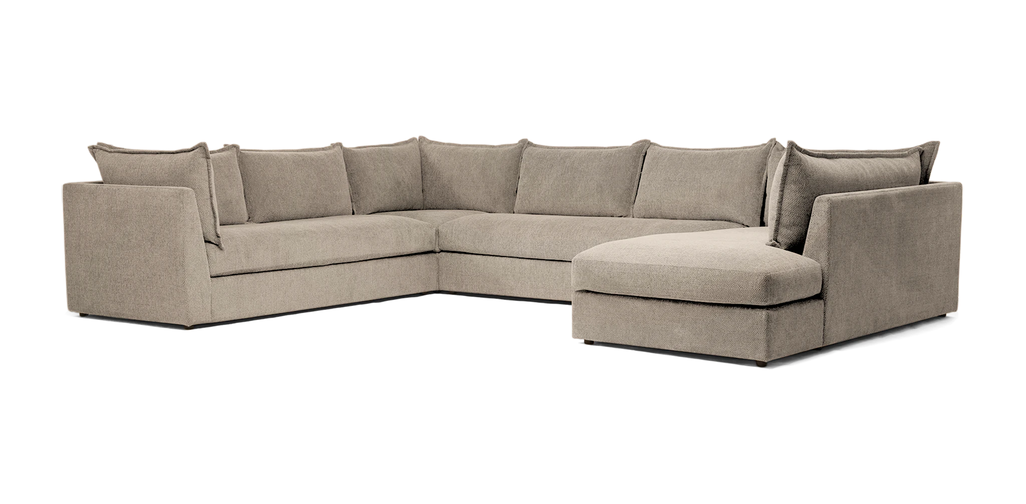 wilder sofa bumper sectional villa sand