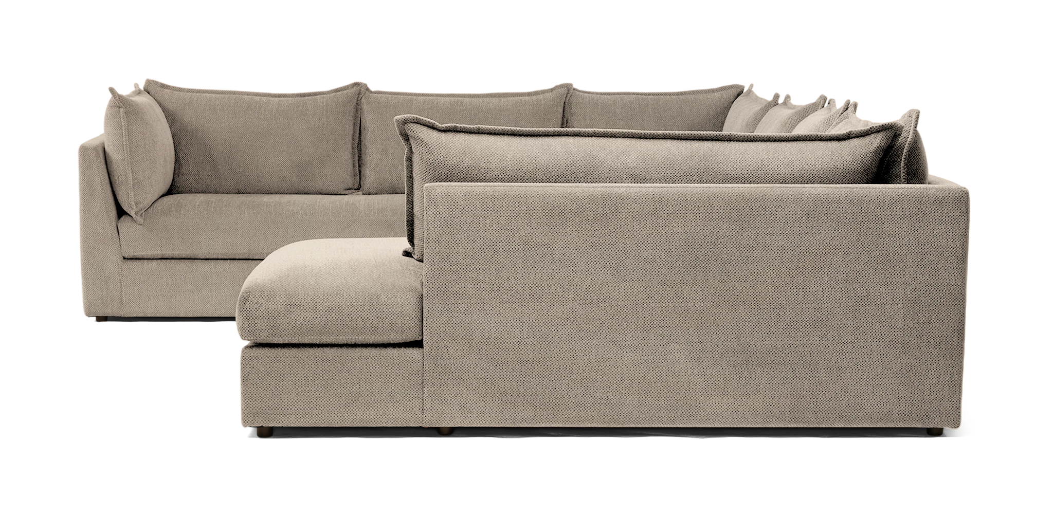 wilder sofa bumper sectional villa sand