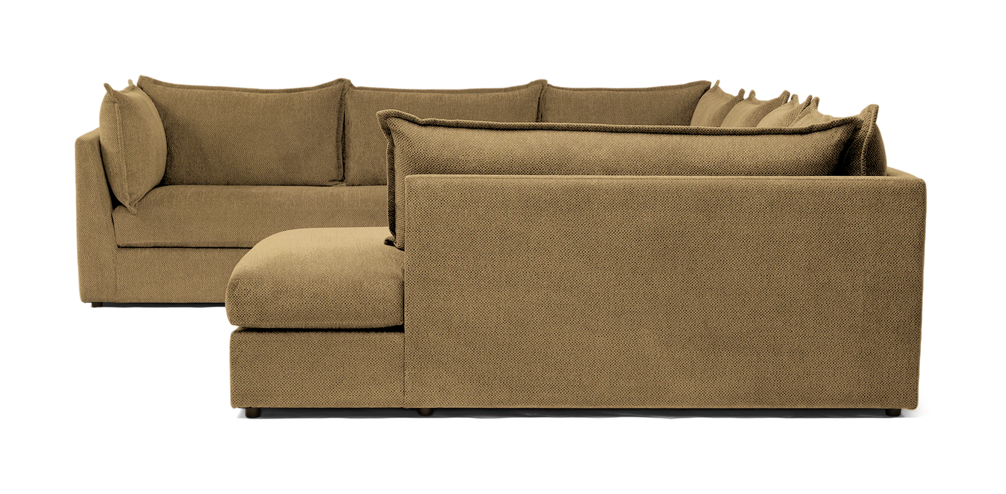 wilder sofa bumper sectional banks oatmeal