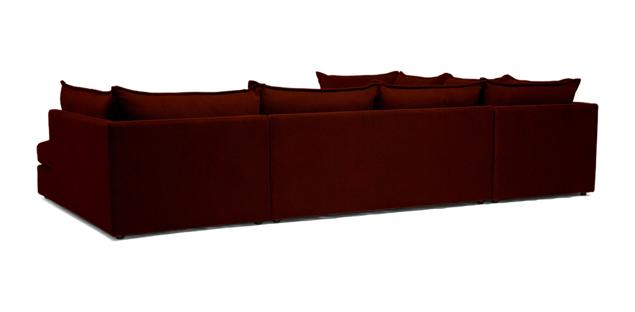 wilder sofa bumper sectional telly garnet