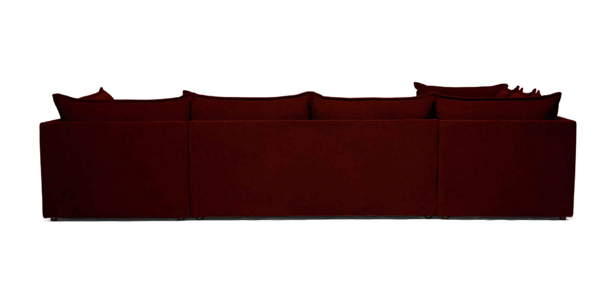 wilder sofa bumper sectional telly garnet
