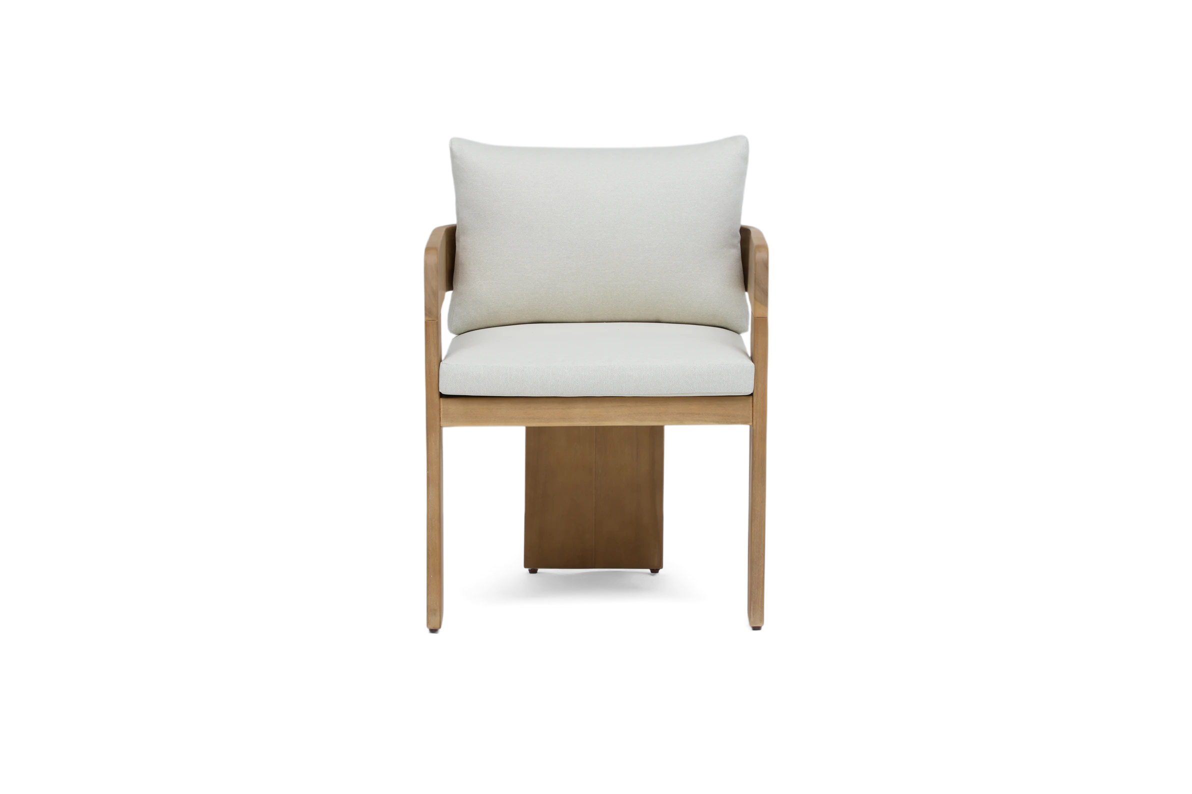 crm maren outdoor dining chair cream