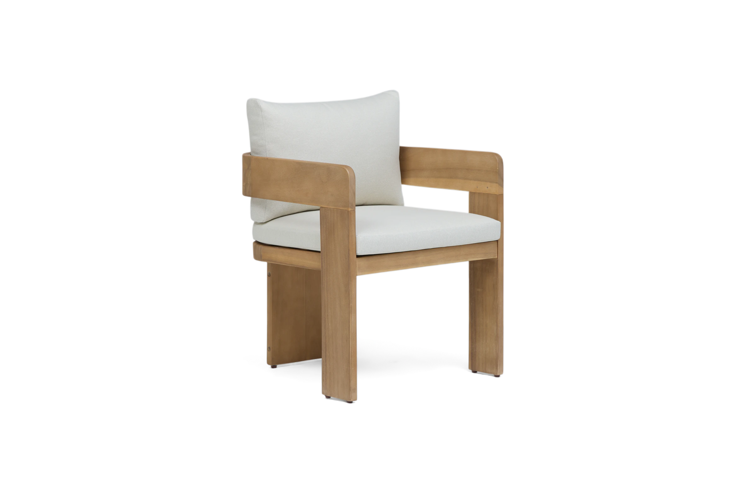 crm maren outdoor dining chair cream