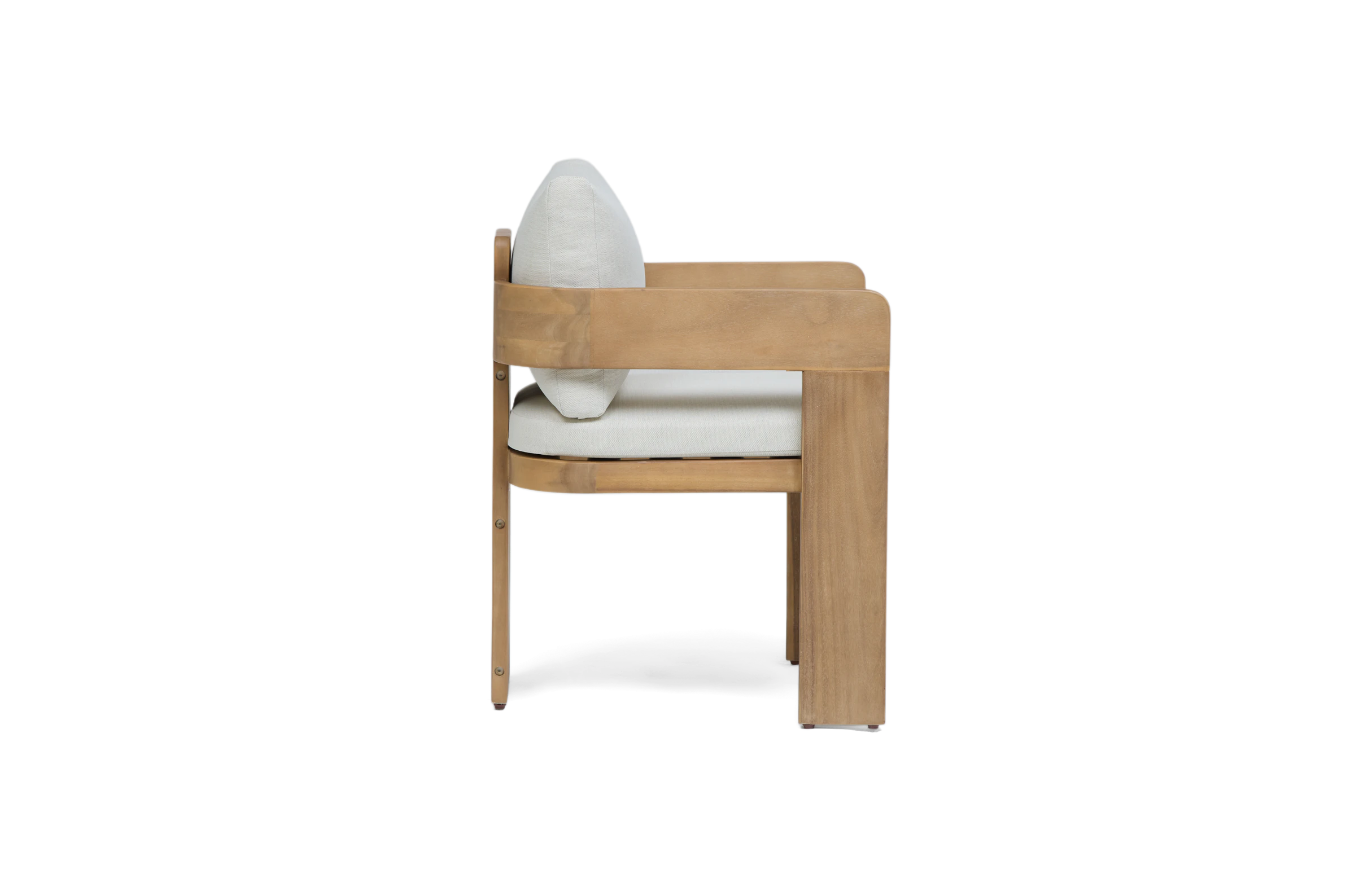 crm maren outdoor dining chair cream