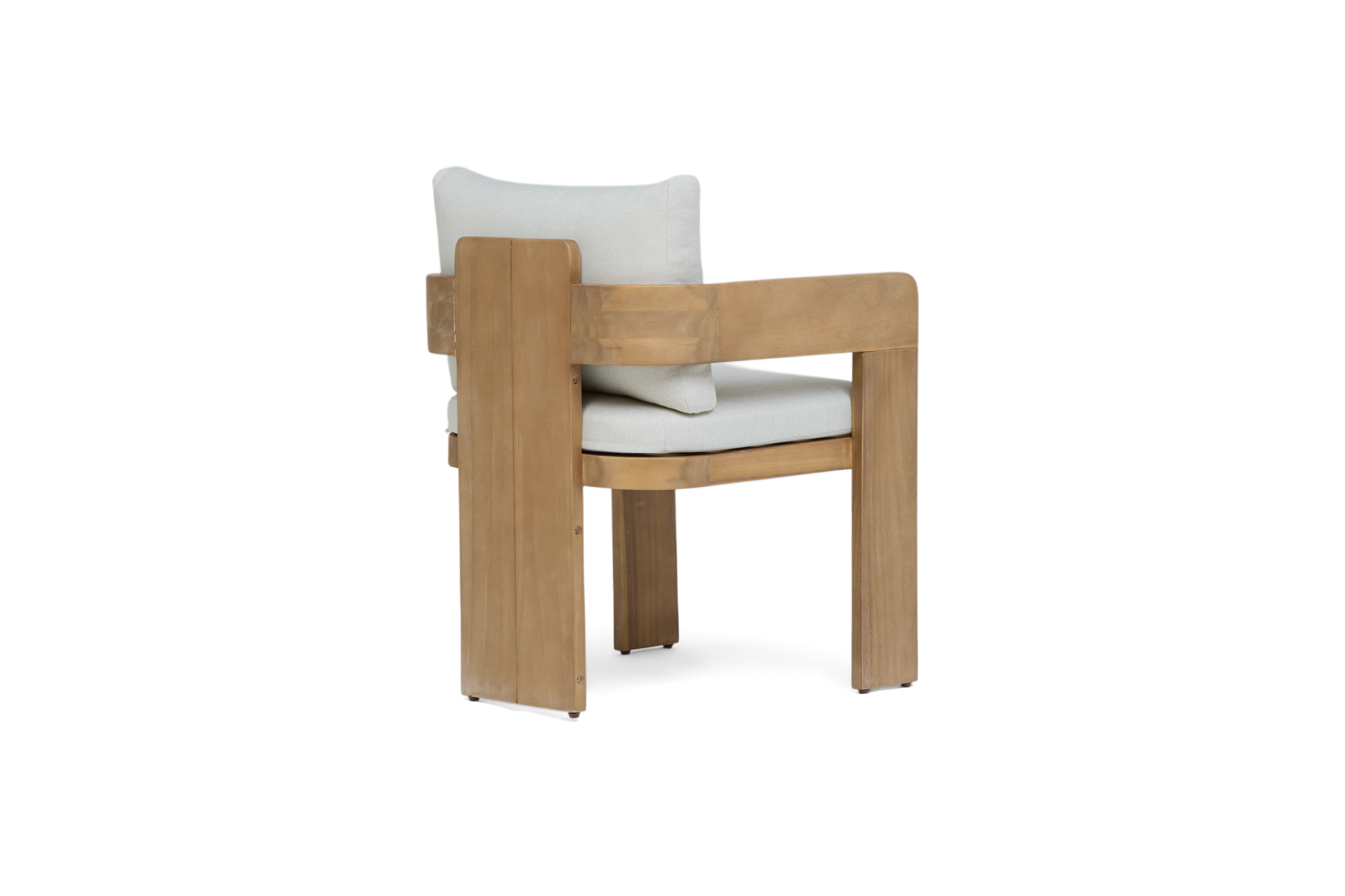 crm maren outdoor dining chair cream