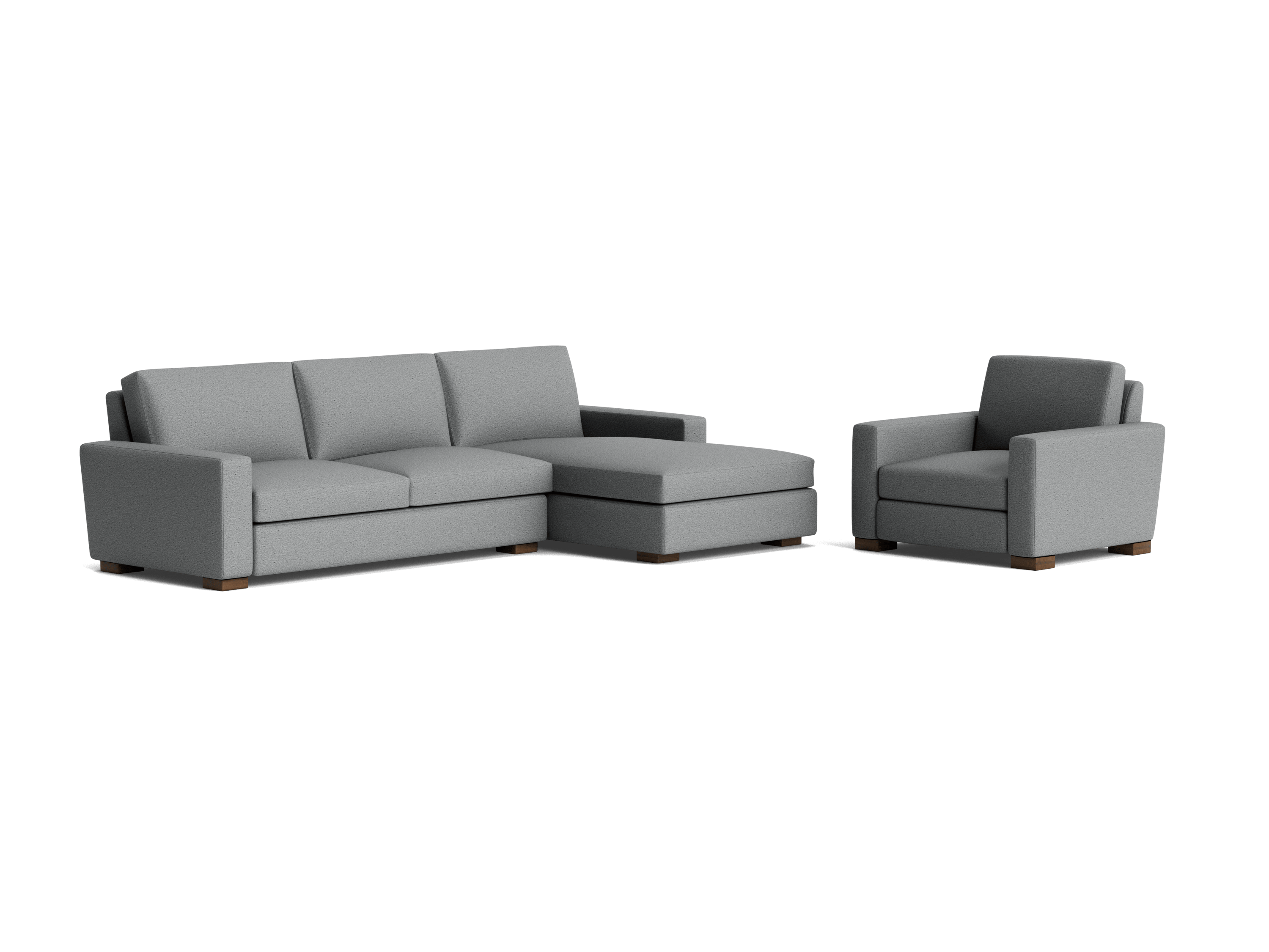 anton sectional chair essence ash